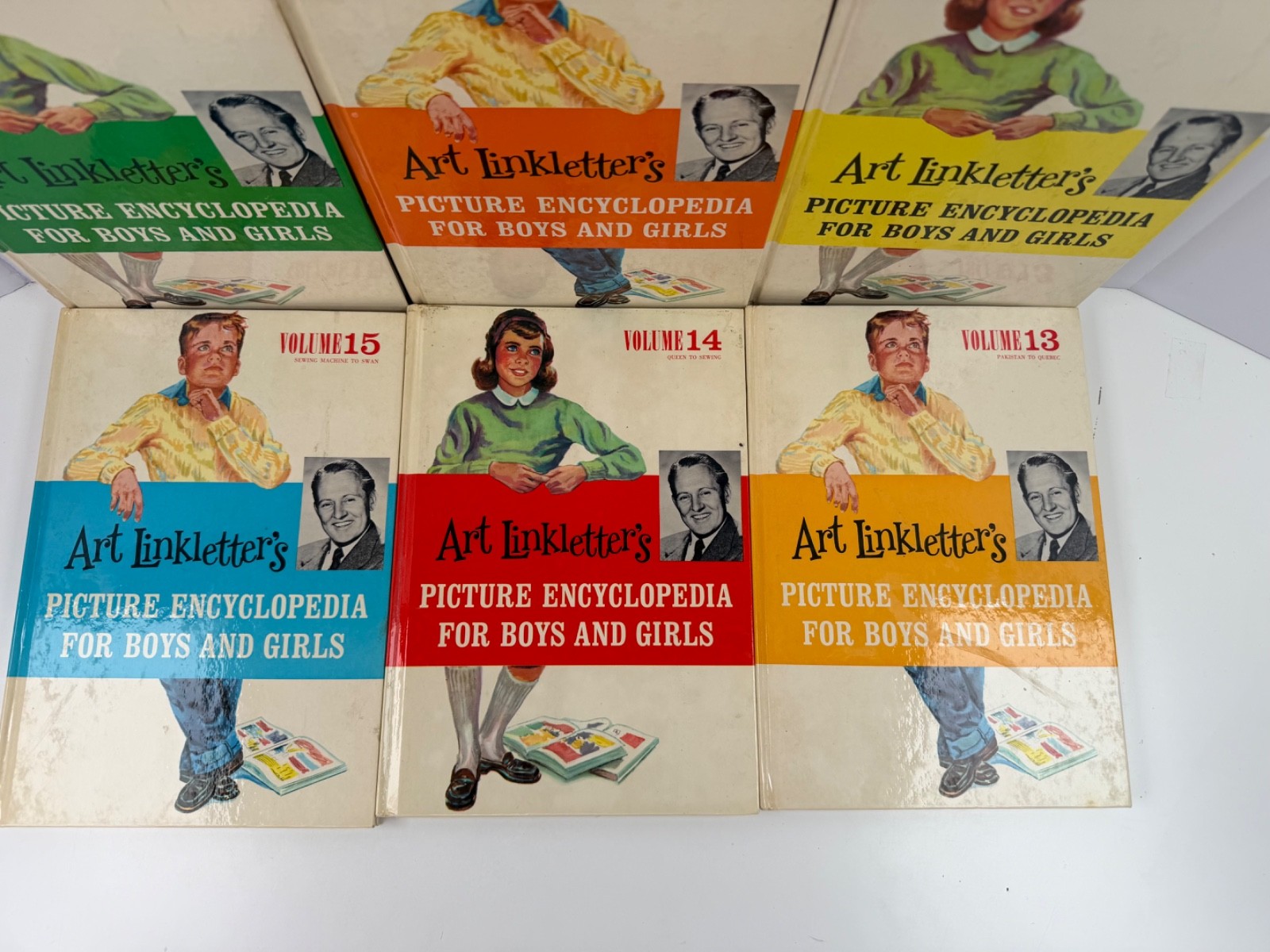 Art Linkletter Picture Encyclopedia Vols 1-18 Complete Set Vintage 1961