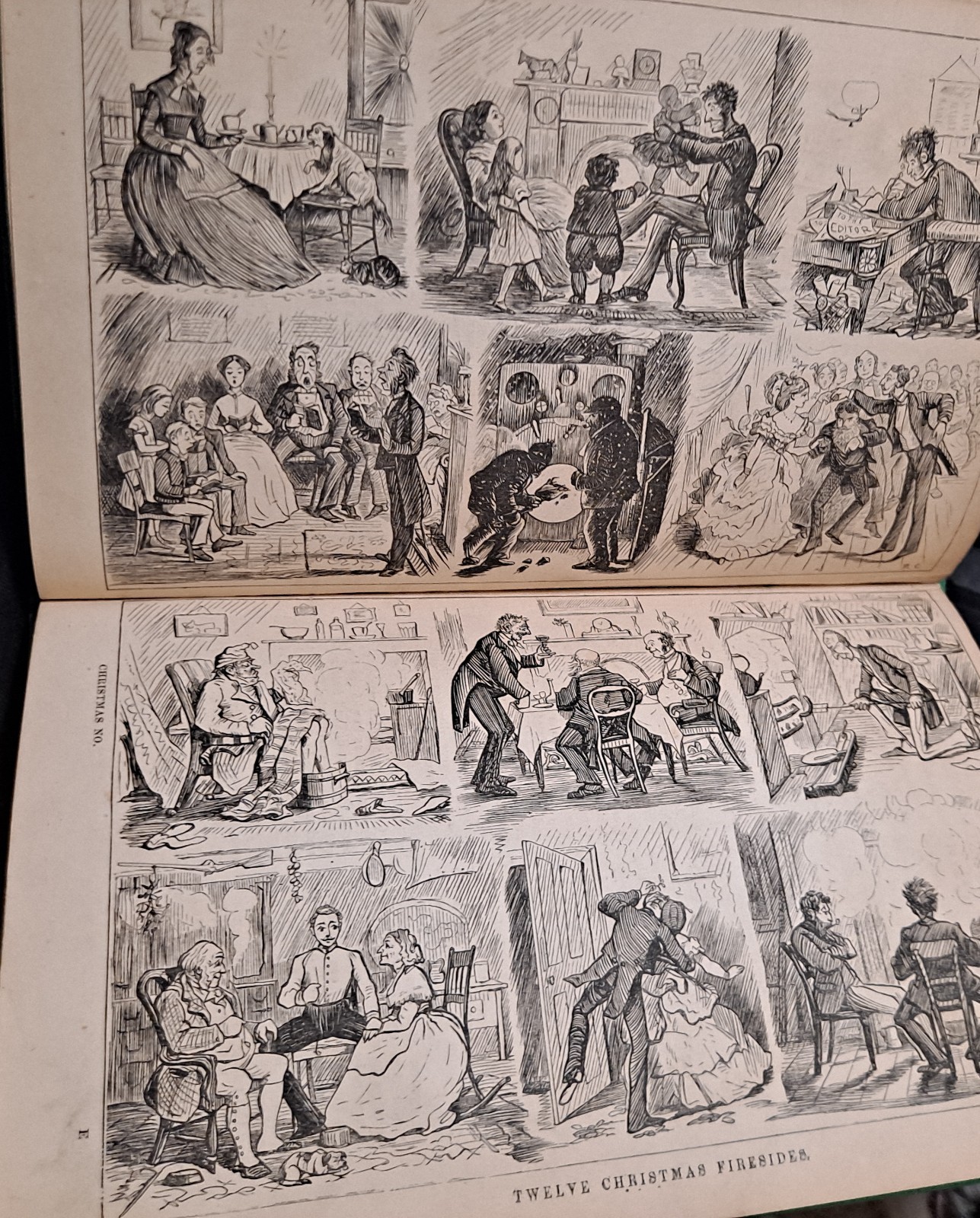 LONDON SOCIETY Xmas Annual 1871, 1st ed. Illustrated. Ghost Stories