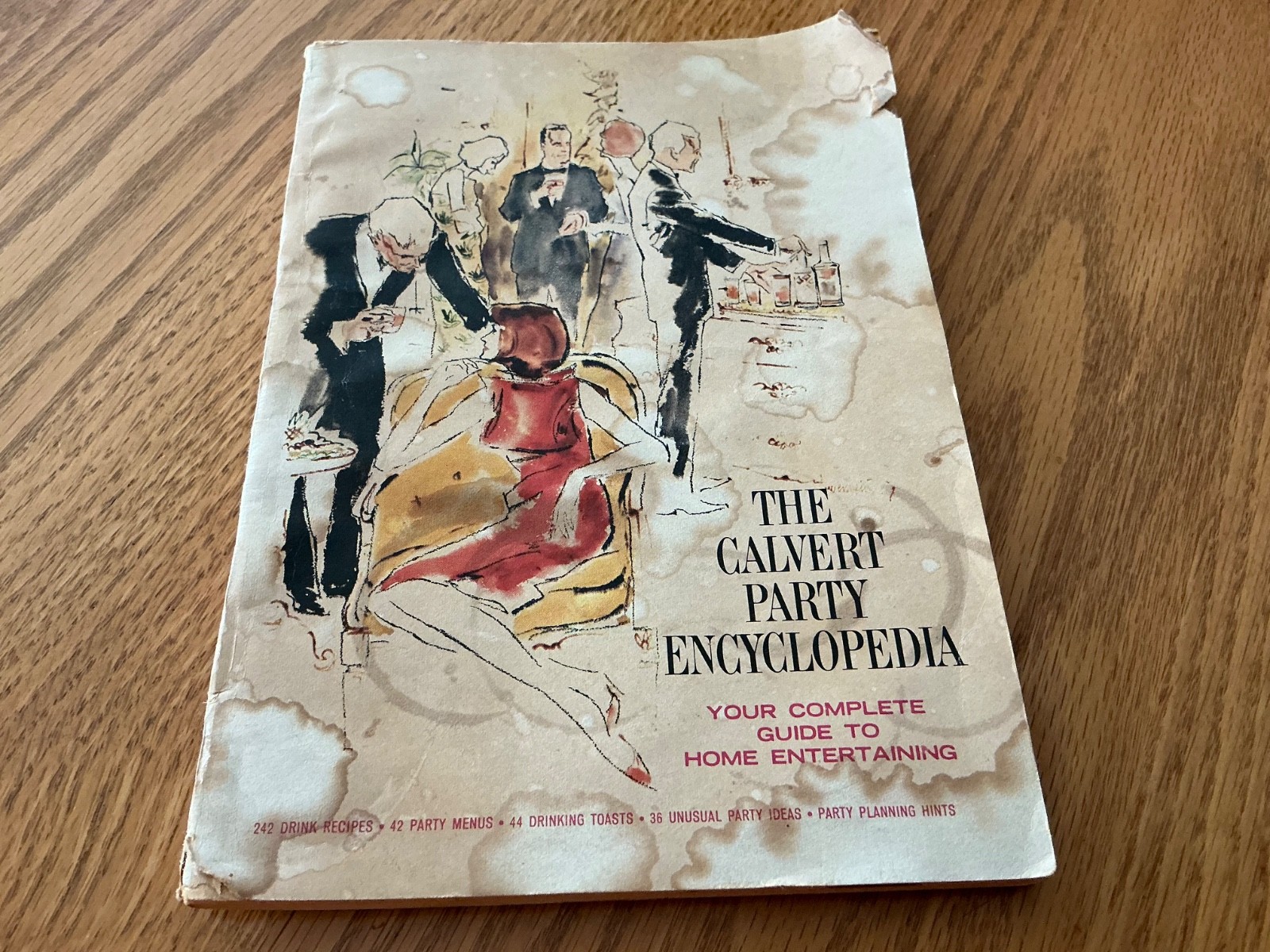 Vintage 1963 The Calvert Party Encyclopedia Paperback Book Guide to Entertaining
