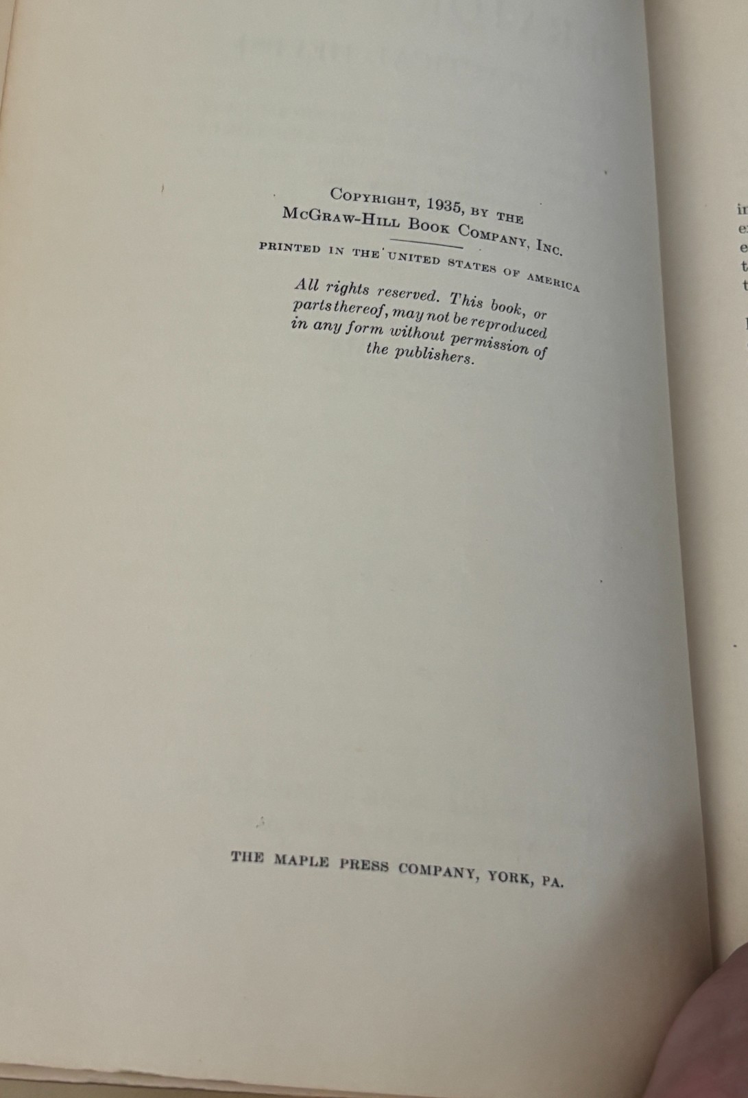 Vintage Power Operator’s Guide E.J. Tangerman (Ed.) – 1935
