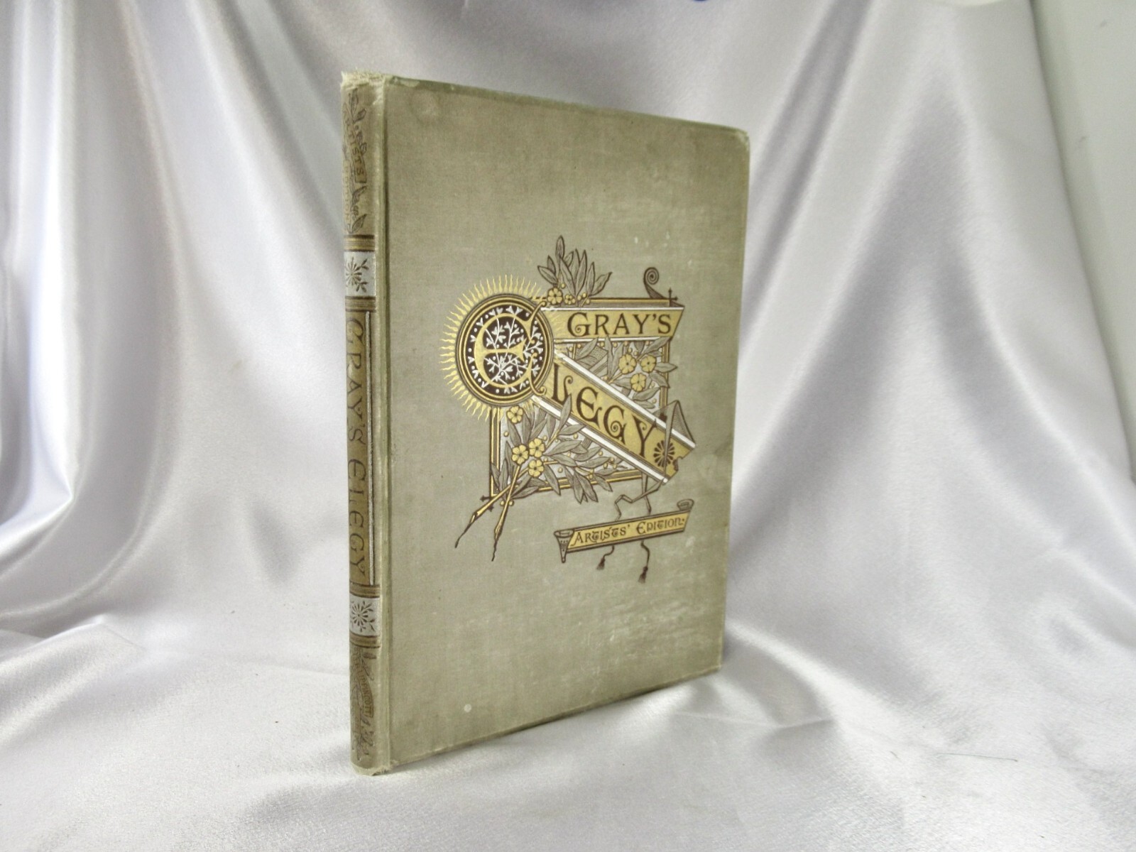1885 GRAY’S ELEGY ARTIST’S ED THOMAS GRAY LIPPINCOTT HB 22 ENGRAVINGS A B FROST