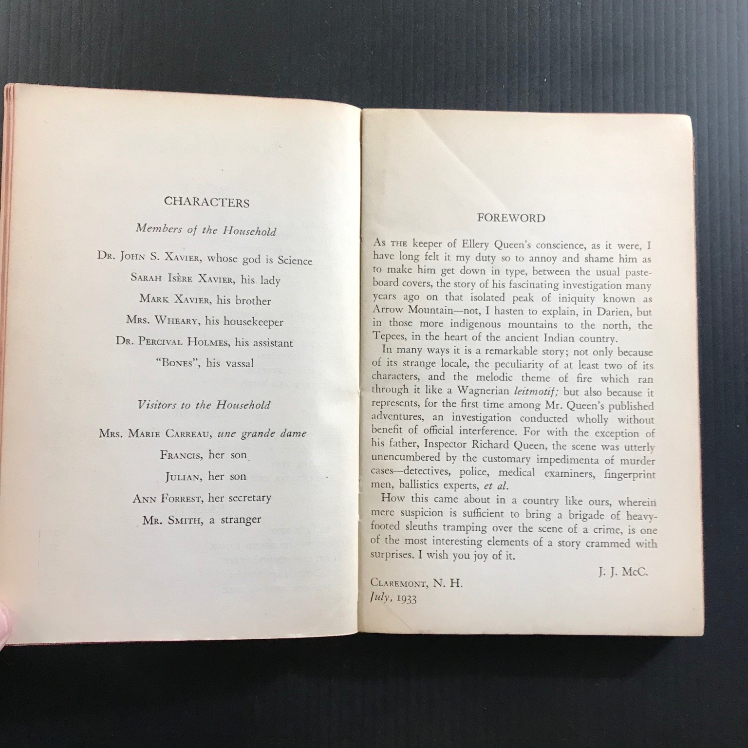 SIAMESE TWIN MYSTERY Ellery Queen Pocket Book Edition Vintage Mystery