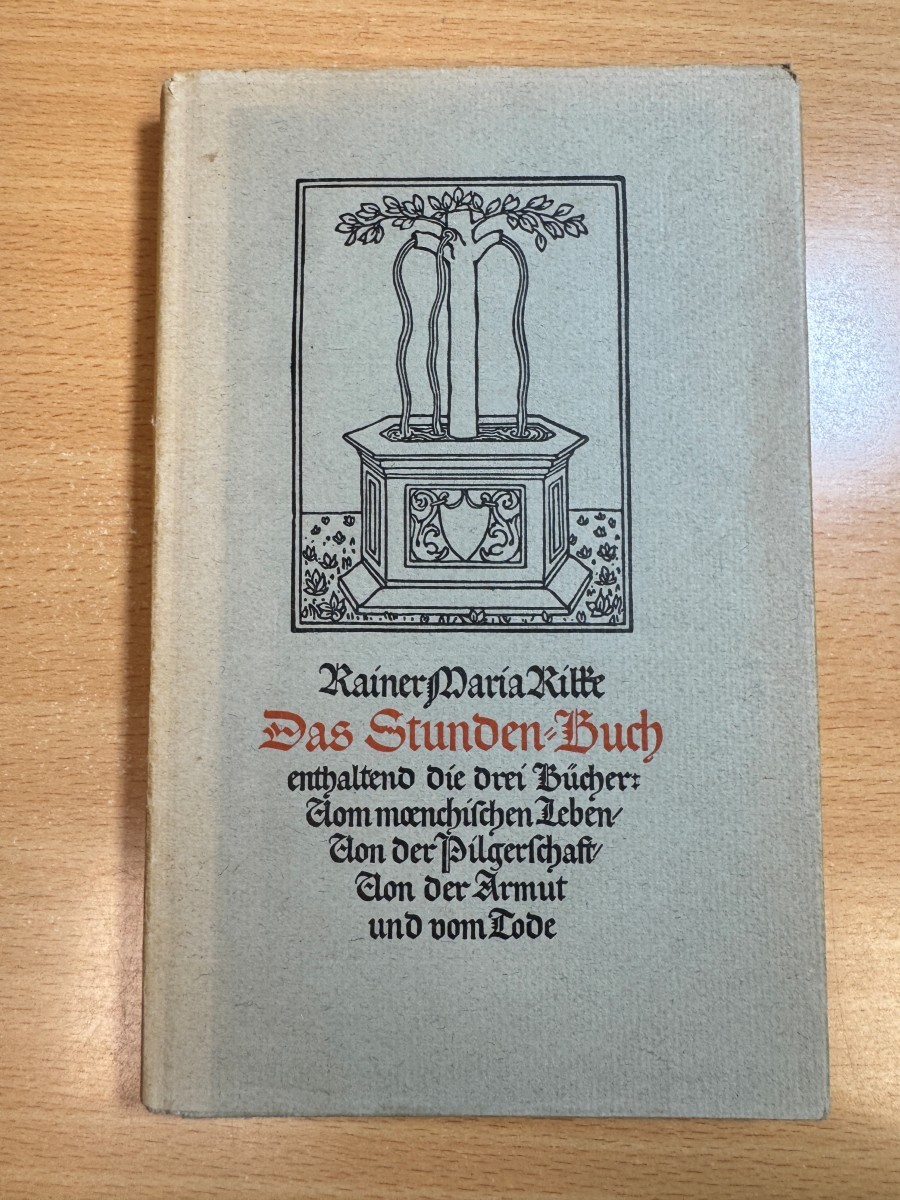 Das Stunden-Buch, Enthaltend Die Drei Bücher 1955 Hardcover Insel Verlag