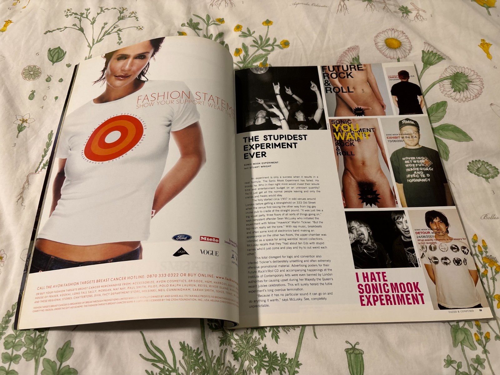 DAZED & CONFUSED Magazine August 2002 – No Label Sam Morton Arthur Lee
