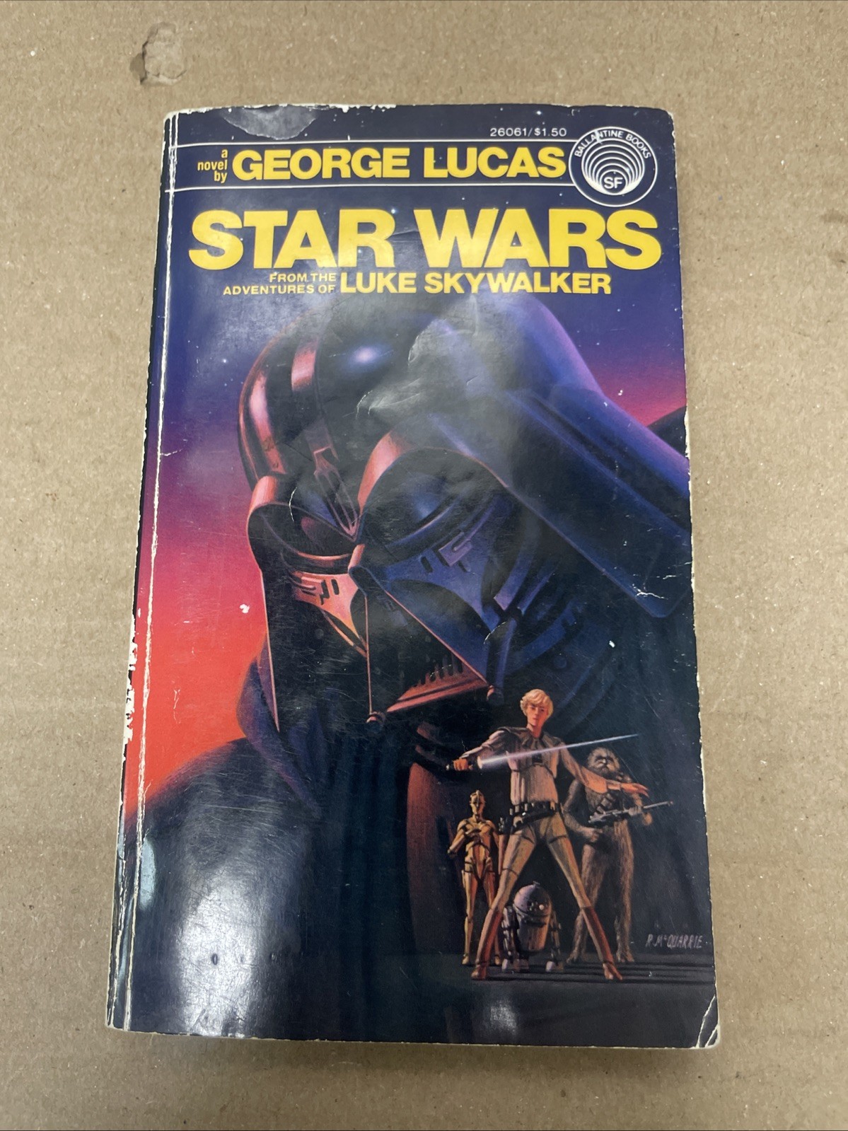 George Lucas 1976 STAR WARS 1st 1st First Edition Paperback Original