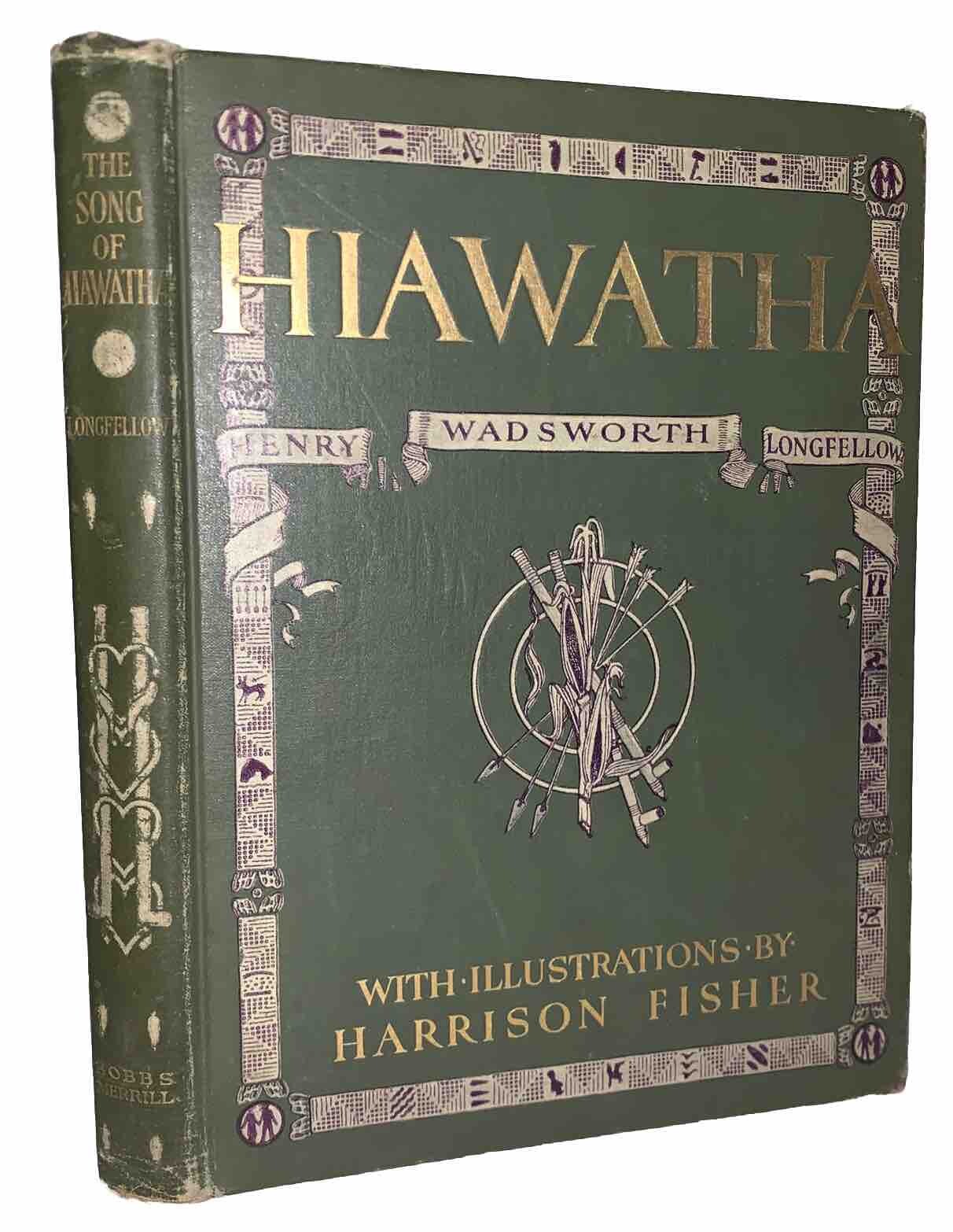 1906, THE SONG OF HIAWATHA, by HENRY WADSWORTH LONGFELLOW, HARRISON FISHER