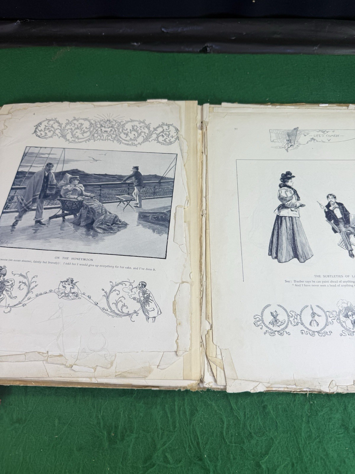 1897 Life’s Comedy II Series Scribner’s Gibson Illus. Antique Humor Book Rare