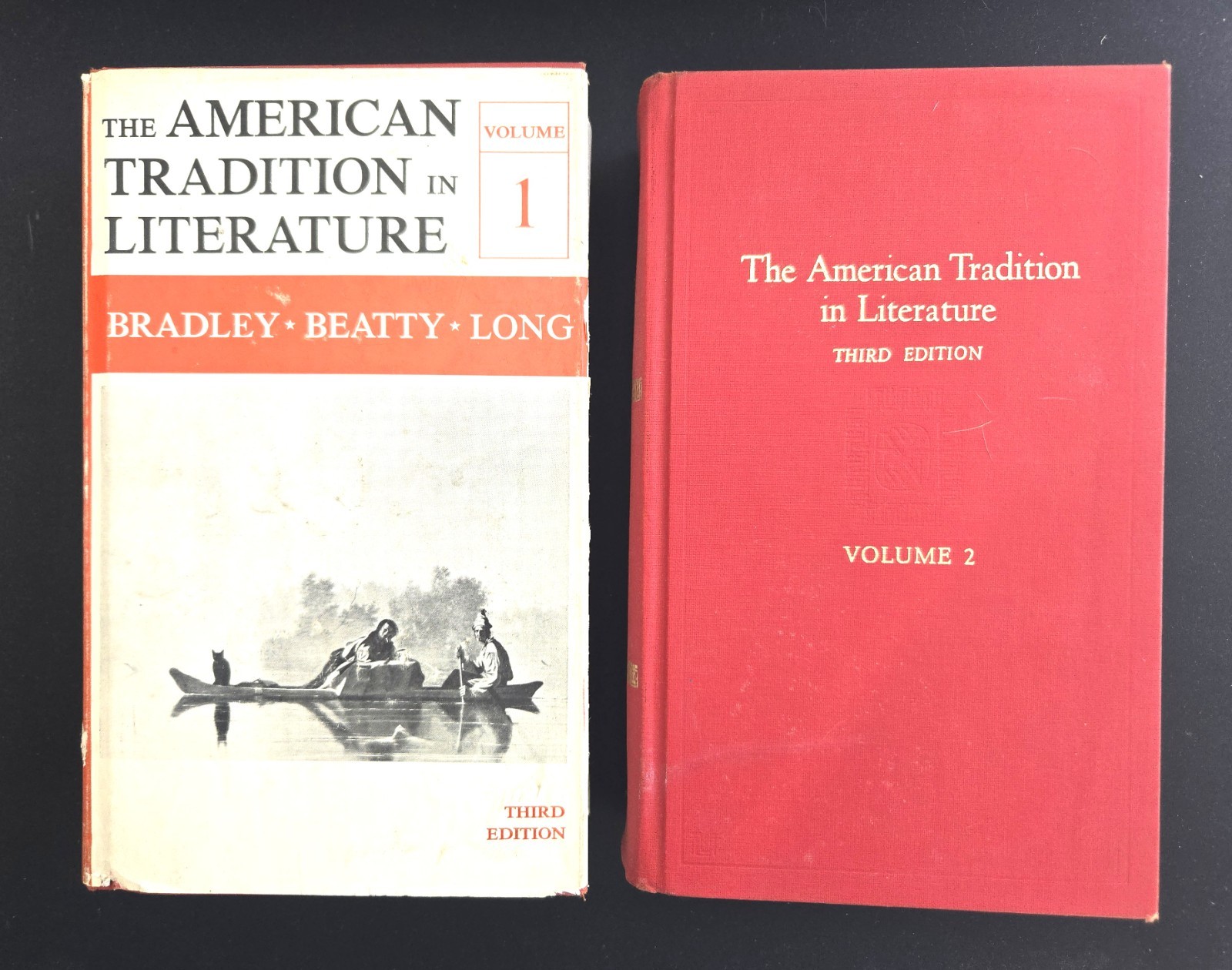 The American Tradition in Literature Vol 1 & 2 Third Edition 1967 Hardcover Set