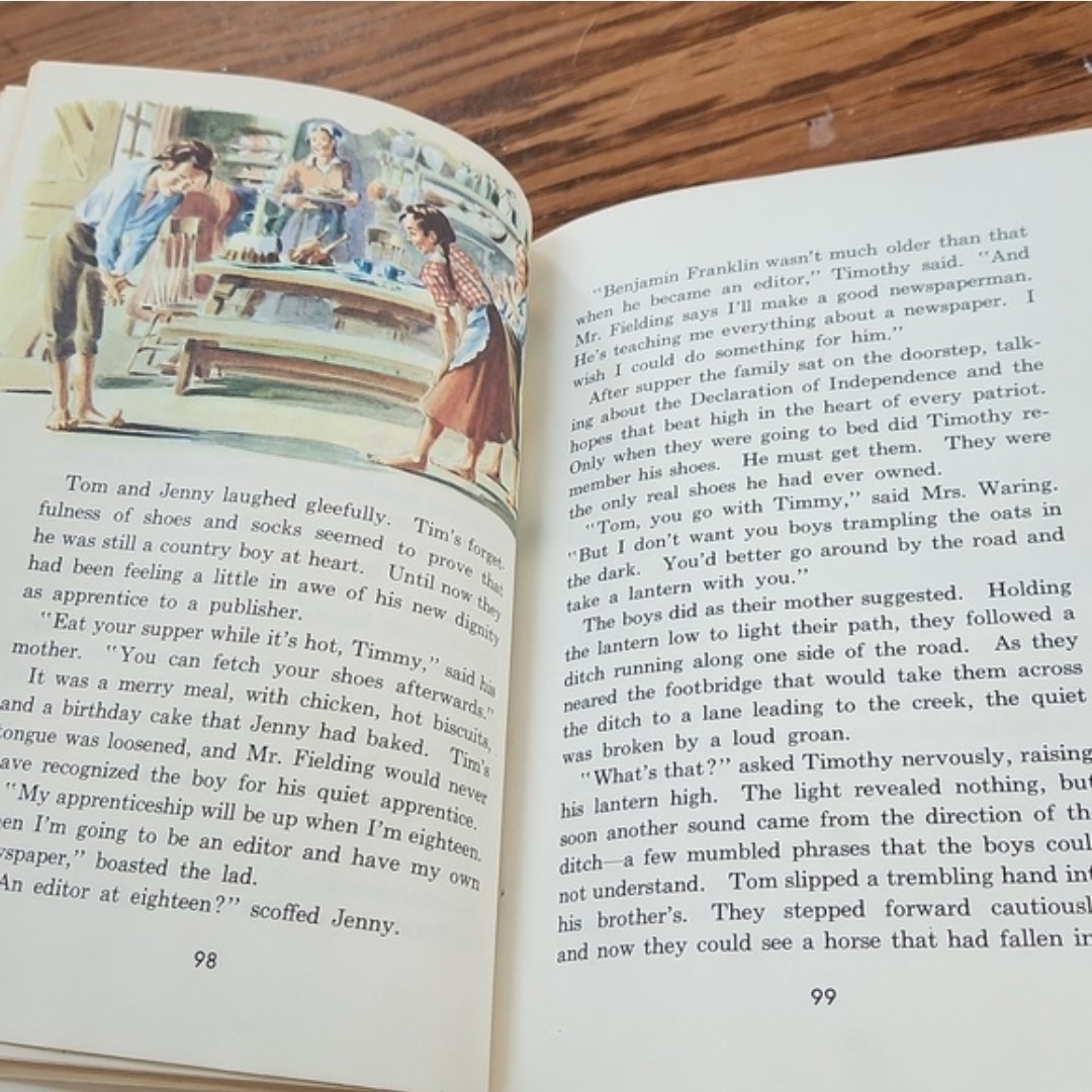Vintage The New Basic Reader’s The New People And Progress 1962 Hardcover Book