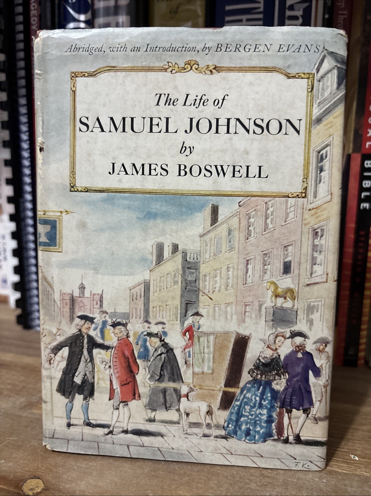 Life of Samuel Johnson Boswell 1952 Modern Library Random House Hardcover DJ