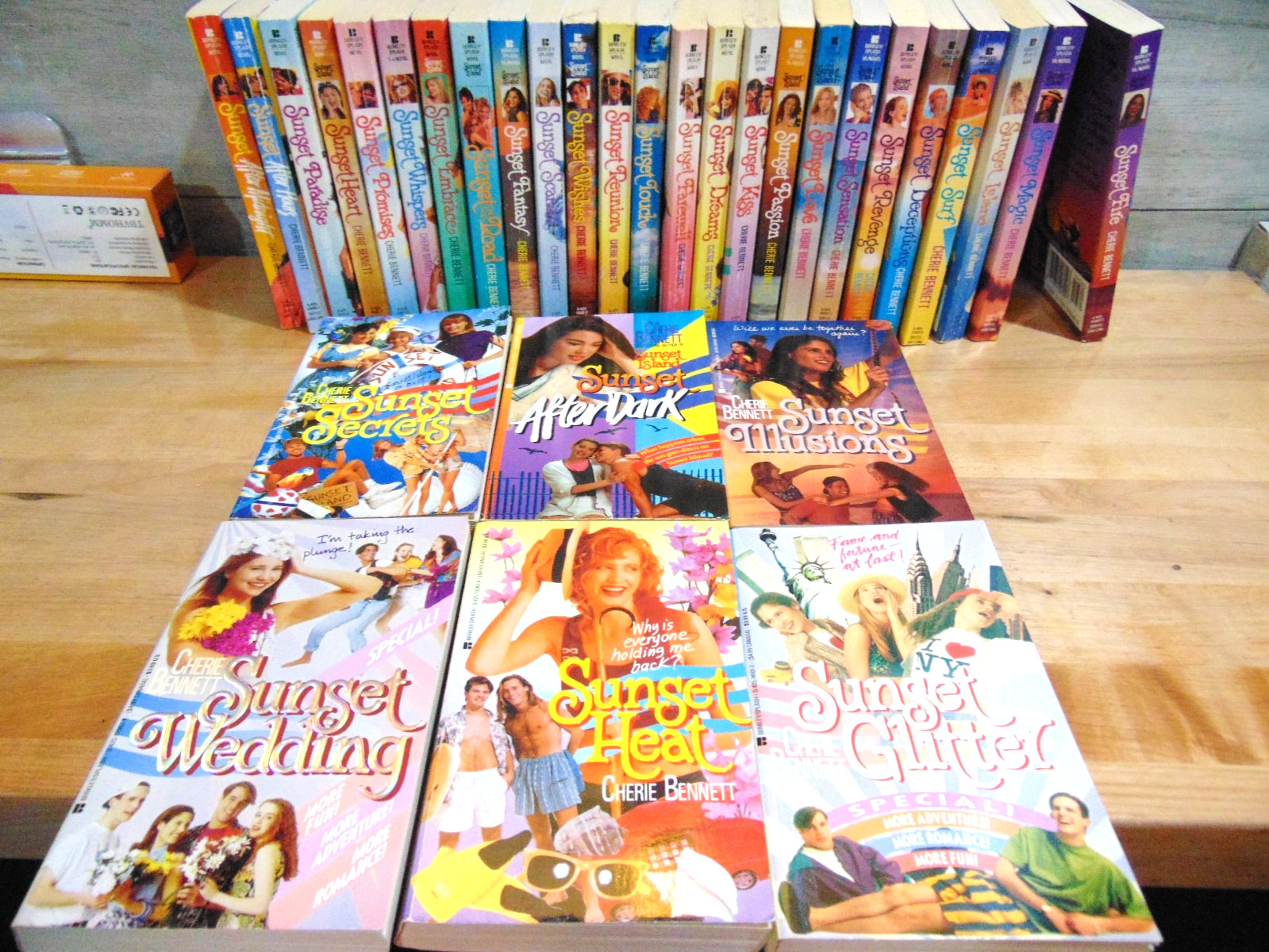 VTG 90s Sunset Island Paperback Series -Cherie Bennett Lot of 31 YA Teen Books