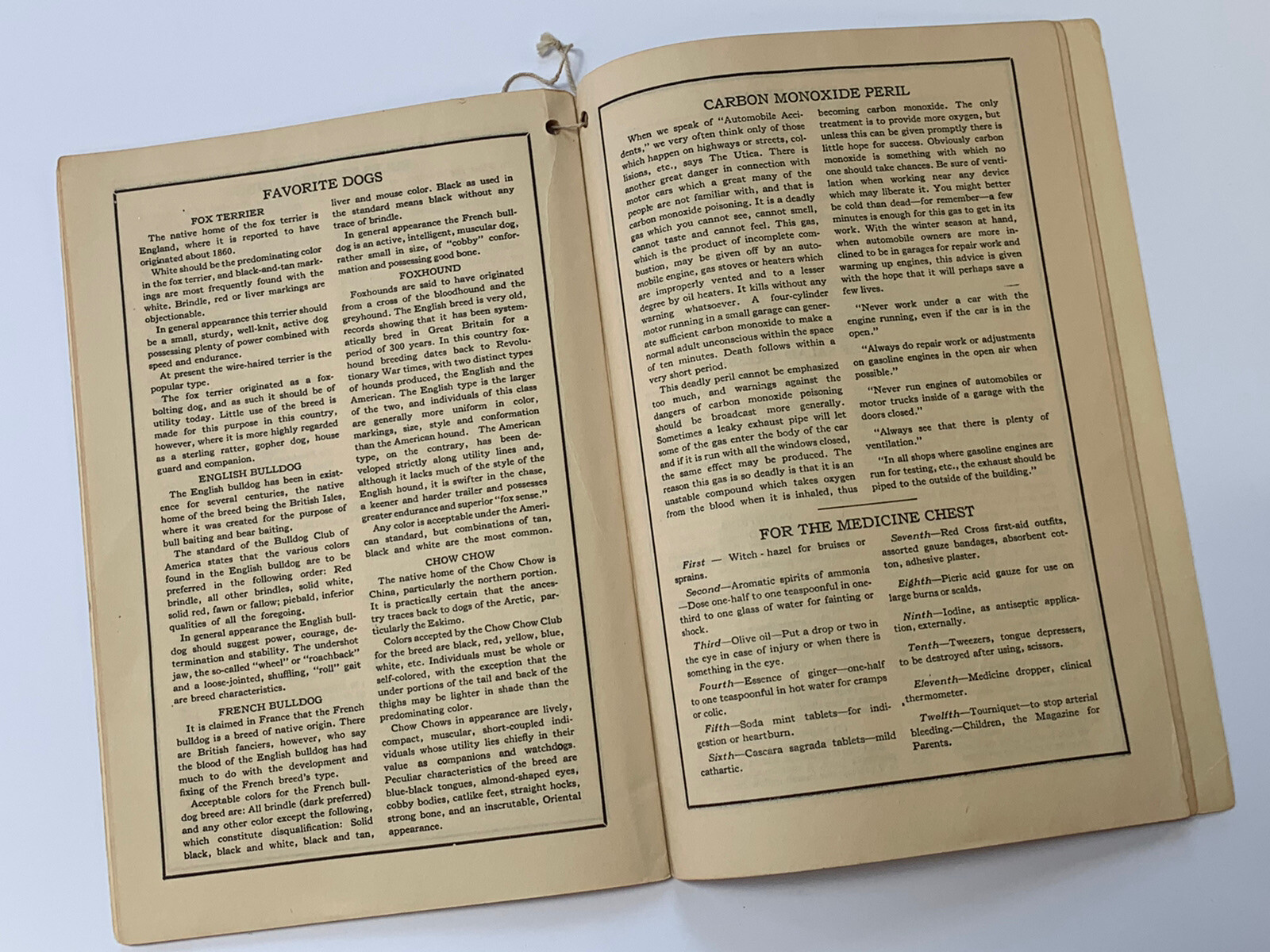 Antique 1929 Every Day Almanac and Home Helps Fidelity Trust Co. Portland, Maine