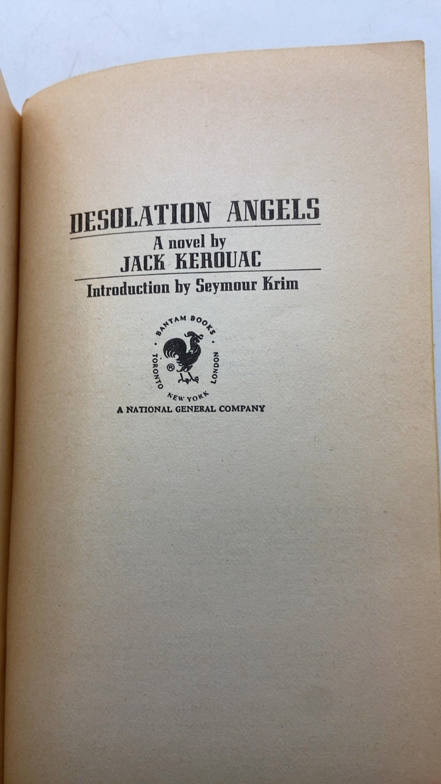 Desolation Angels Jack Kerouac Paperback 2nd printing 1971