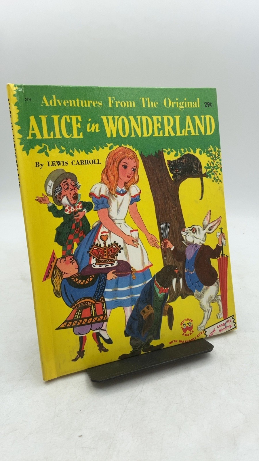 Adventures From The Original Alice in Wonderland Lewis Carroll Hardcover 1951