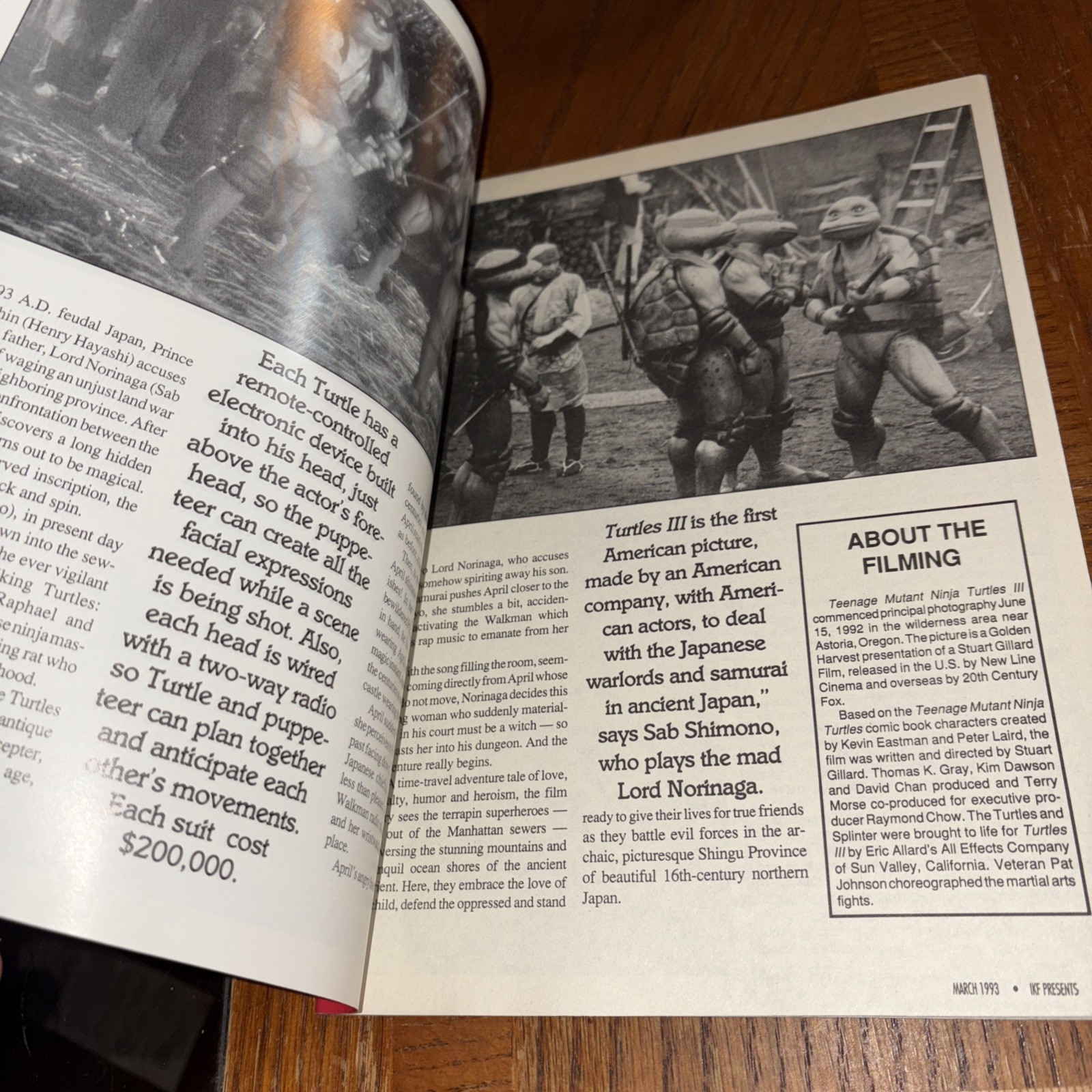 Inside Karate Martial Arts Movies ’93 Magazine Jean Claude Van Damme March 1993