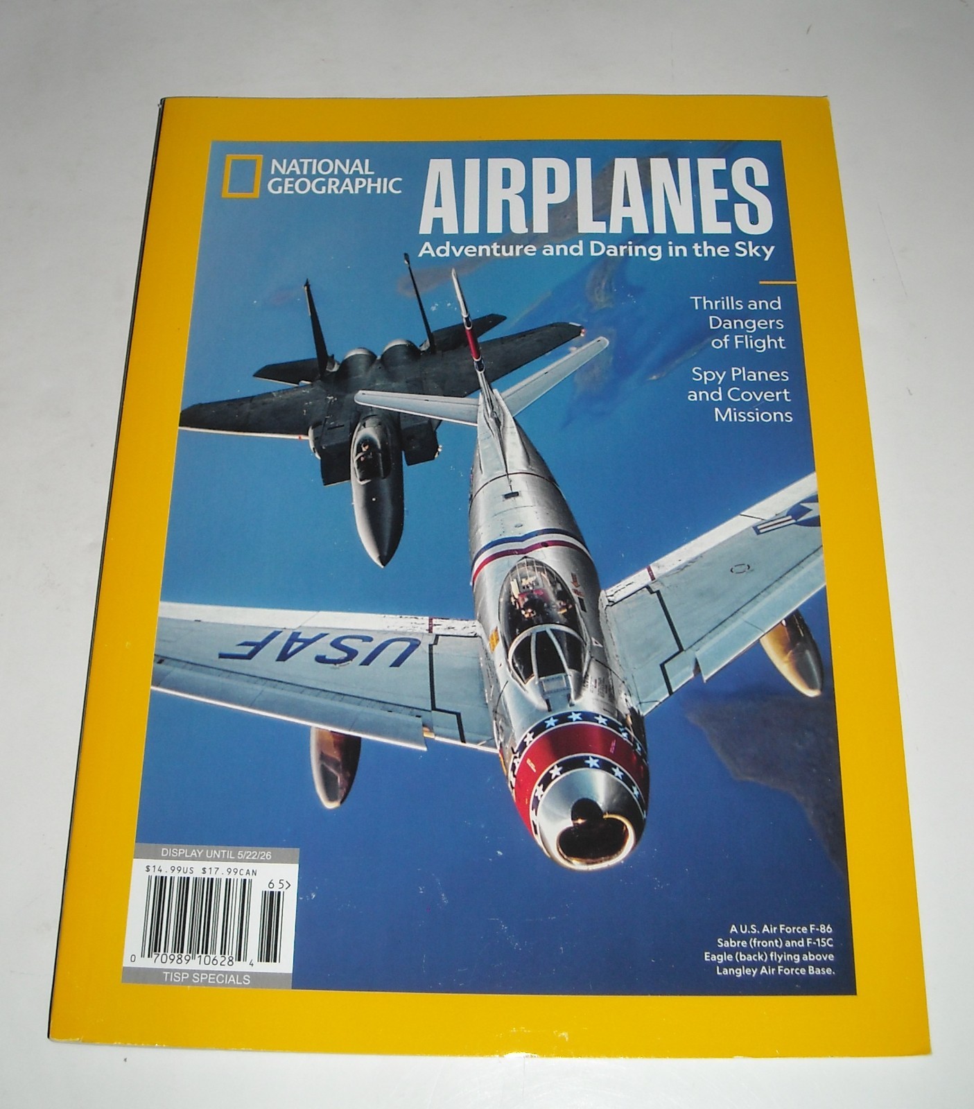 NATIONAL GEOGRAPHIC AIRPLANES * NEW 2026 MAGAZINE SPY PLANES & COVERT MISSIONS