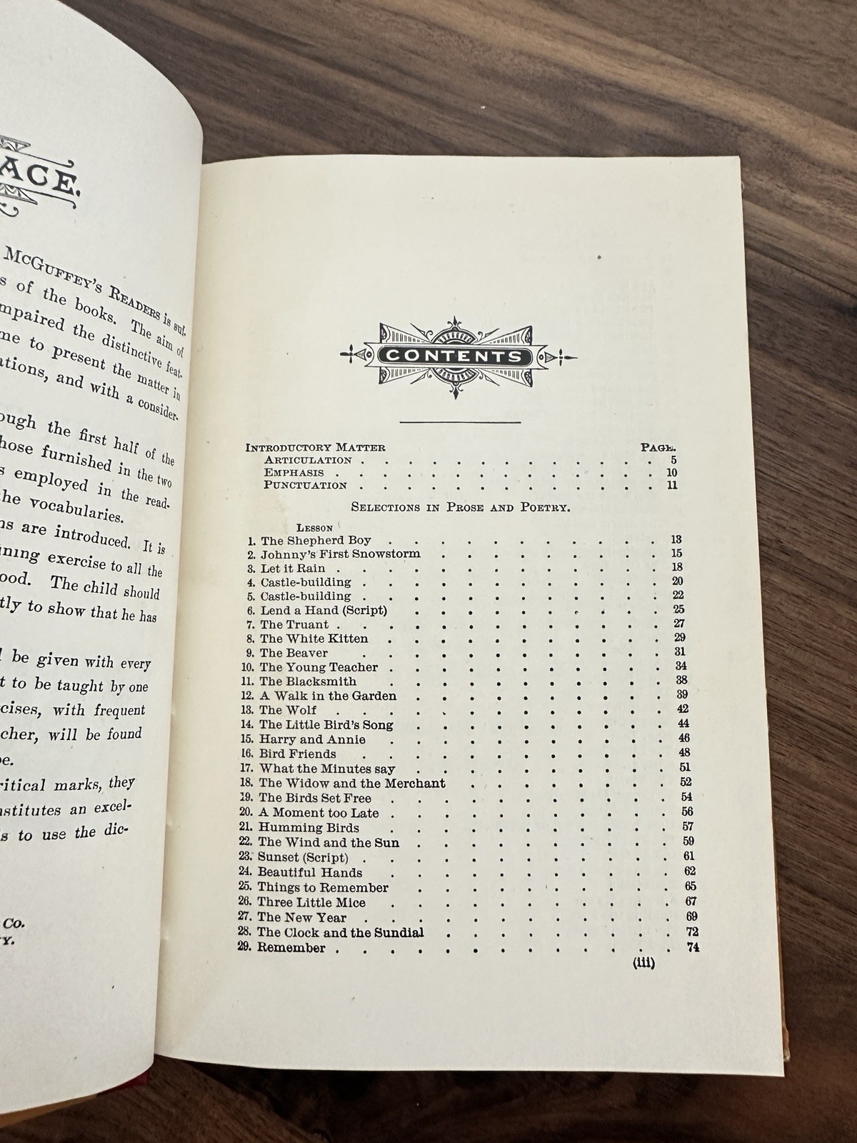 McGuffey’s Third Eclectic Reader Revised Ed. American Book Vintage 1920