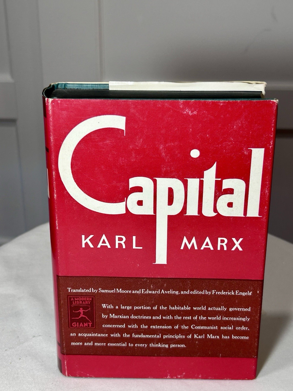 Modern Library~Capital~Karl Marx~edited Frederick Engels~G26~Excellent Cond.