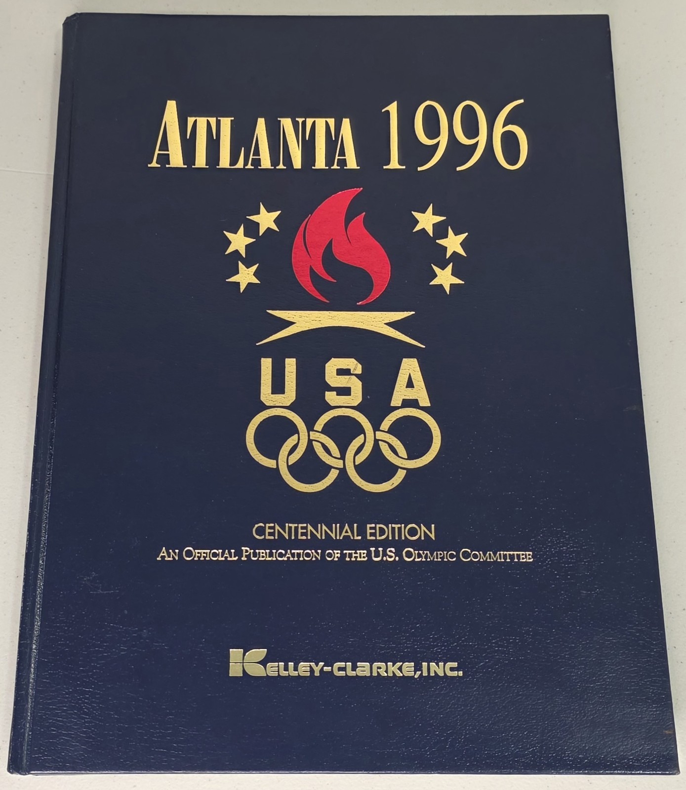 Atlanta 1996 USA Olympic Centennial Edition Hardcover Book Official 12.25″x9.10″
