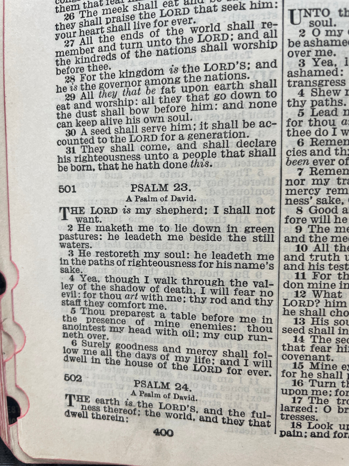 Holy Bible Red Letter Art Edition, National Bible Press, KJV Vintage Leather