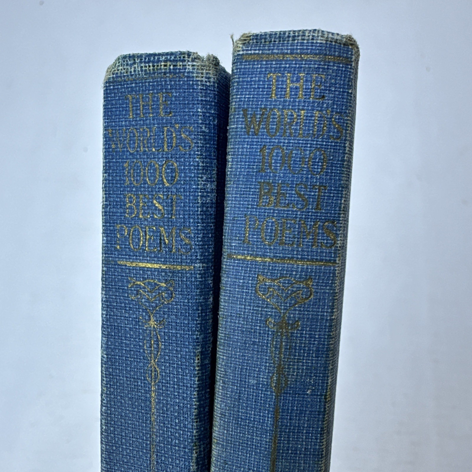 The World’s One Thousand 1000 Best Poems Berton Bralet HC 1929 Volumes 6 & 7