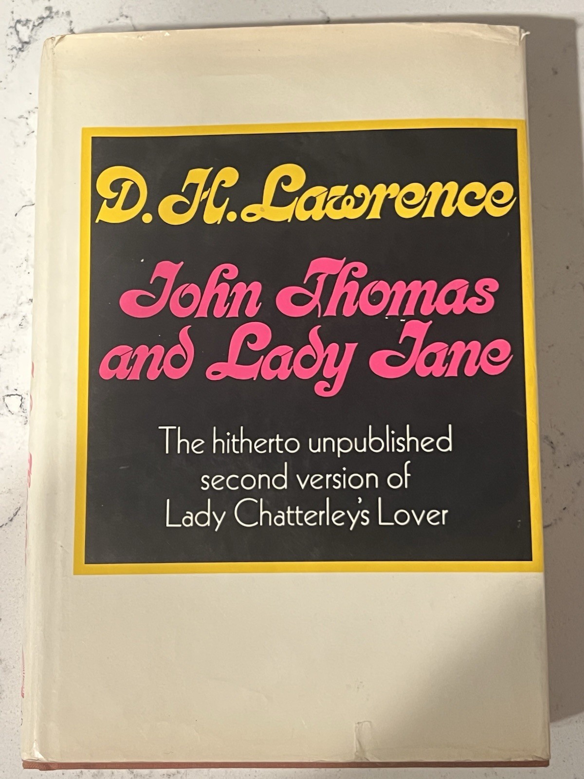 D.H. Lawrence 1972 1stPrint „John Thomas And Lady Jane“ New 2nd Version NICE!