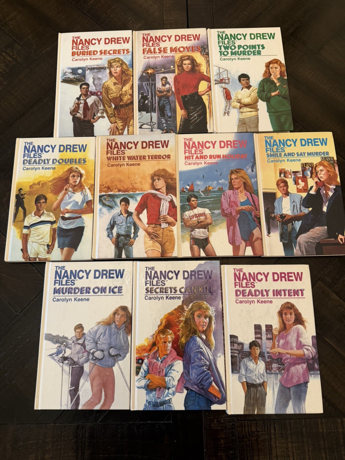 Nancy Drew Files – Hardcover Complete 10 Book Set Grey Castle Press Like New