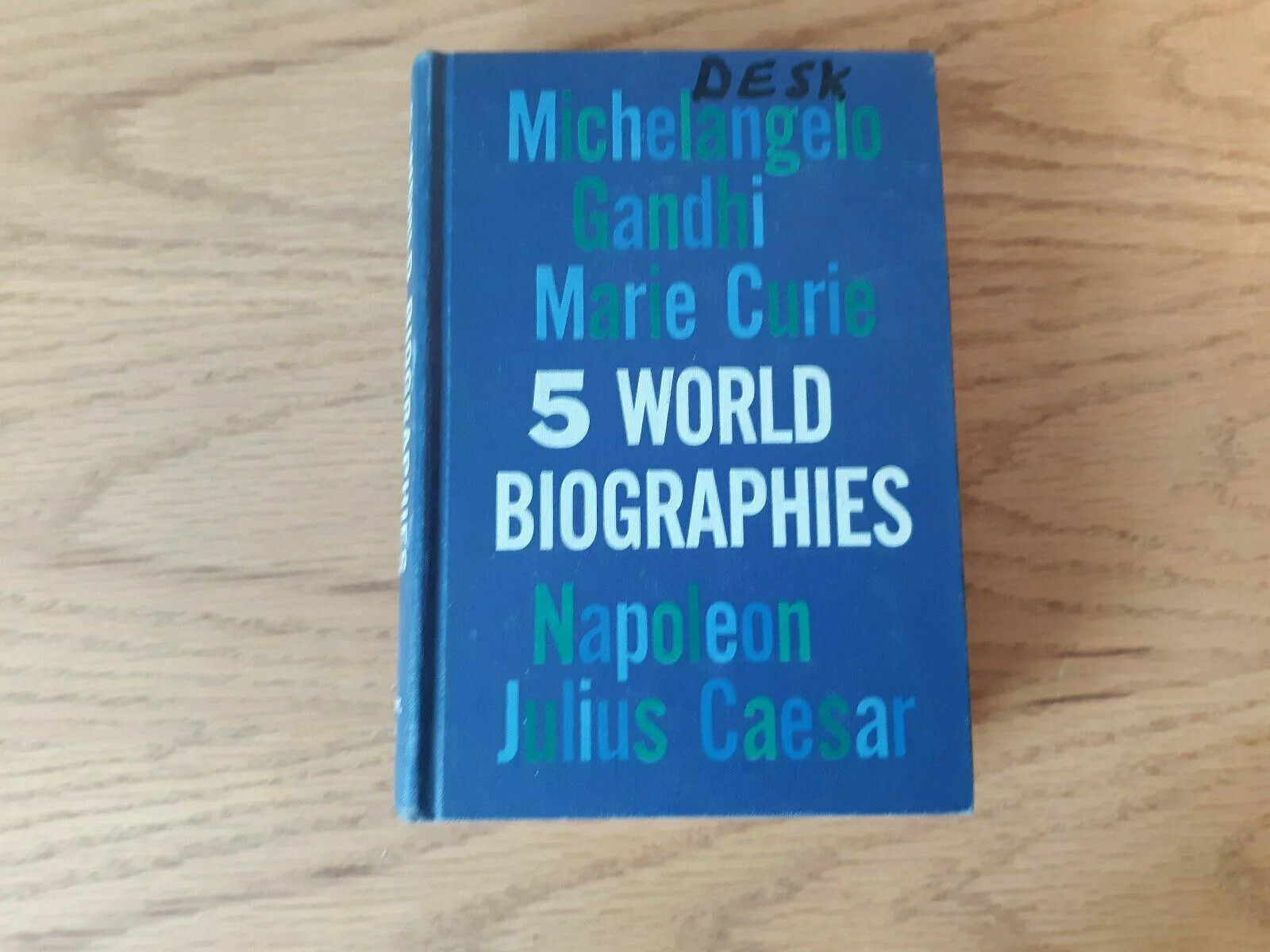 5 World Biographies by Edel White Brown 1961