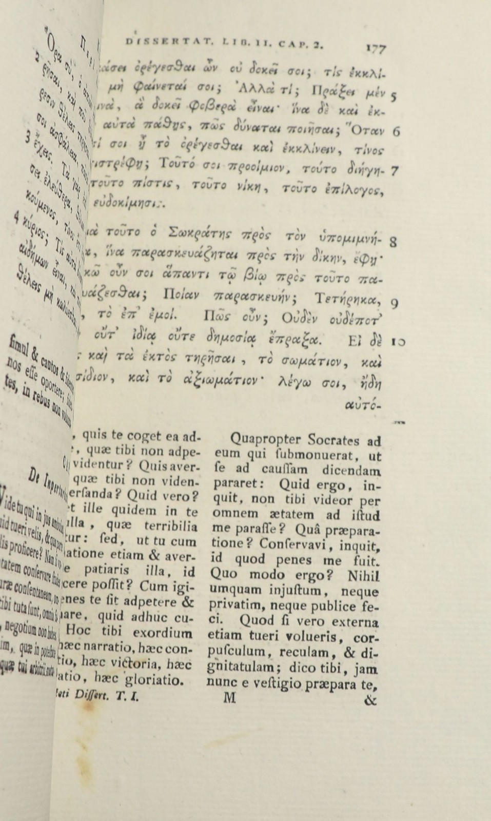 Epictetus / Epicteti Dissertationum ab Arriano Digestarum Libri Iv Eiusdem 1800