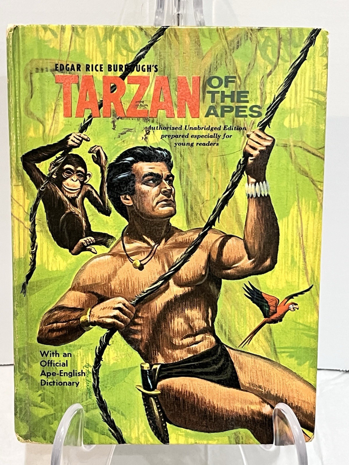 TARZAN of The Apes Authorized Unabridged Edition Prepared For Young Reader 1964