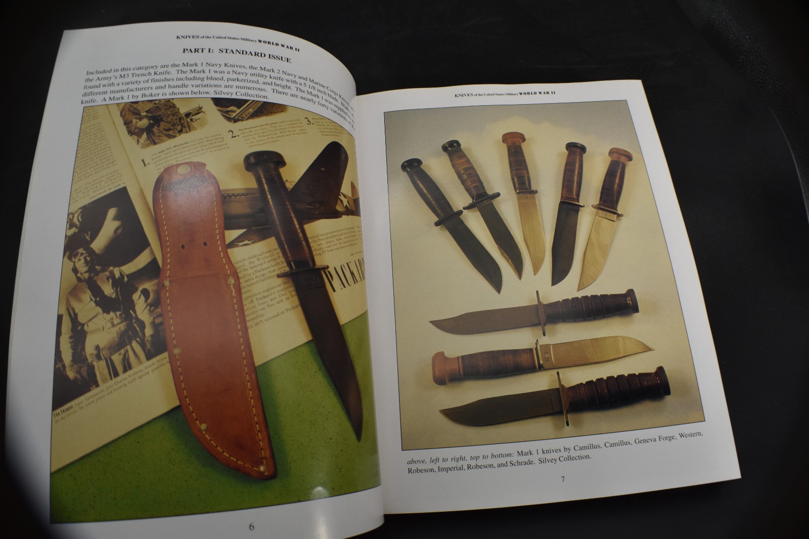 *FIRST* Knives of the United StatesMmilitary: WWII by Michael W Silvey HCDJ