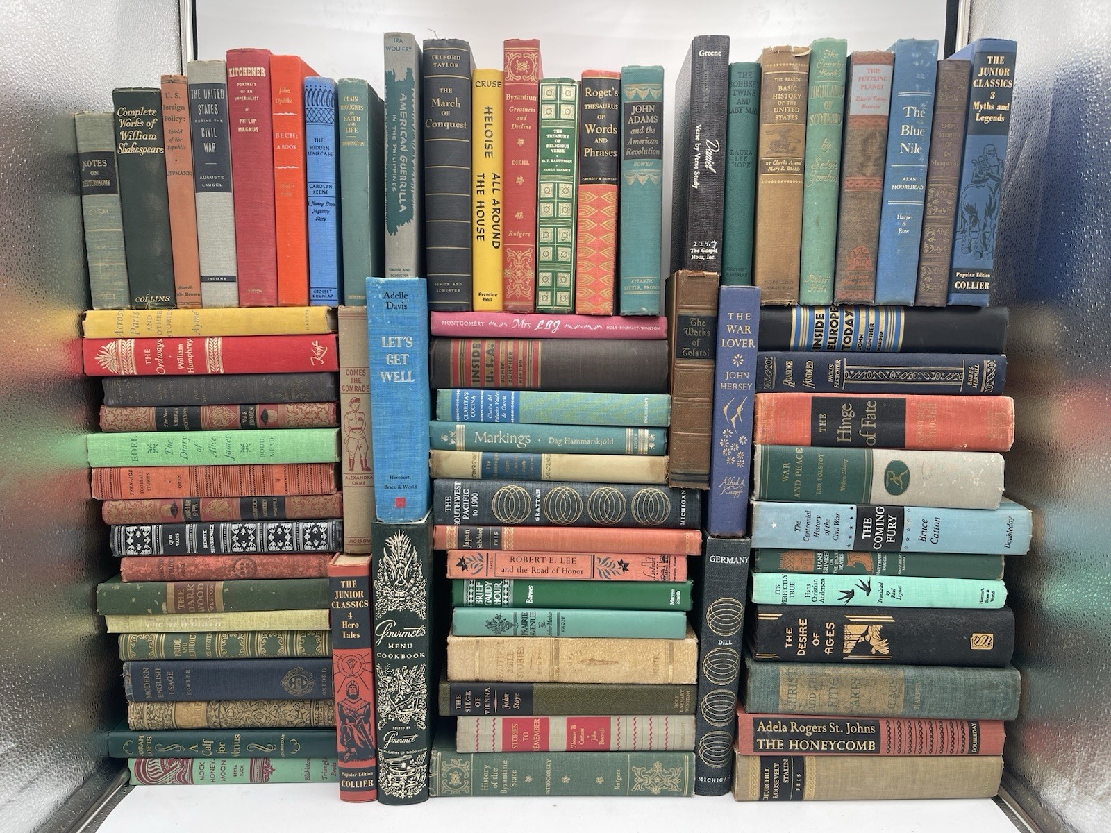 Lot of 10 Vintage Old Rare Antique Hardcover Books – Mixed Color – Random