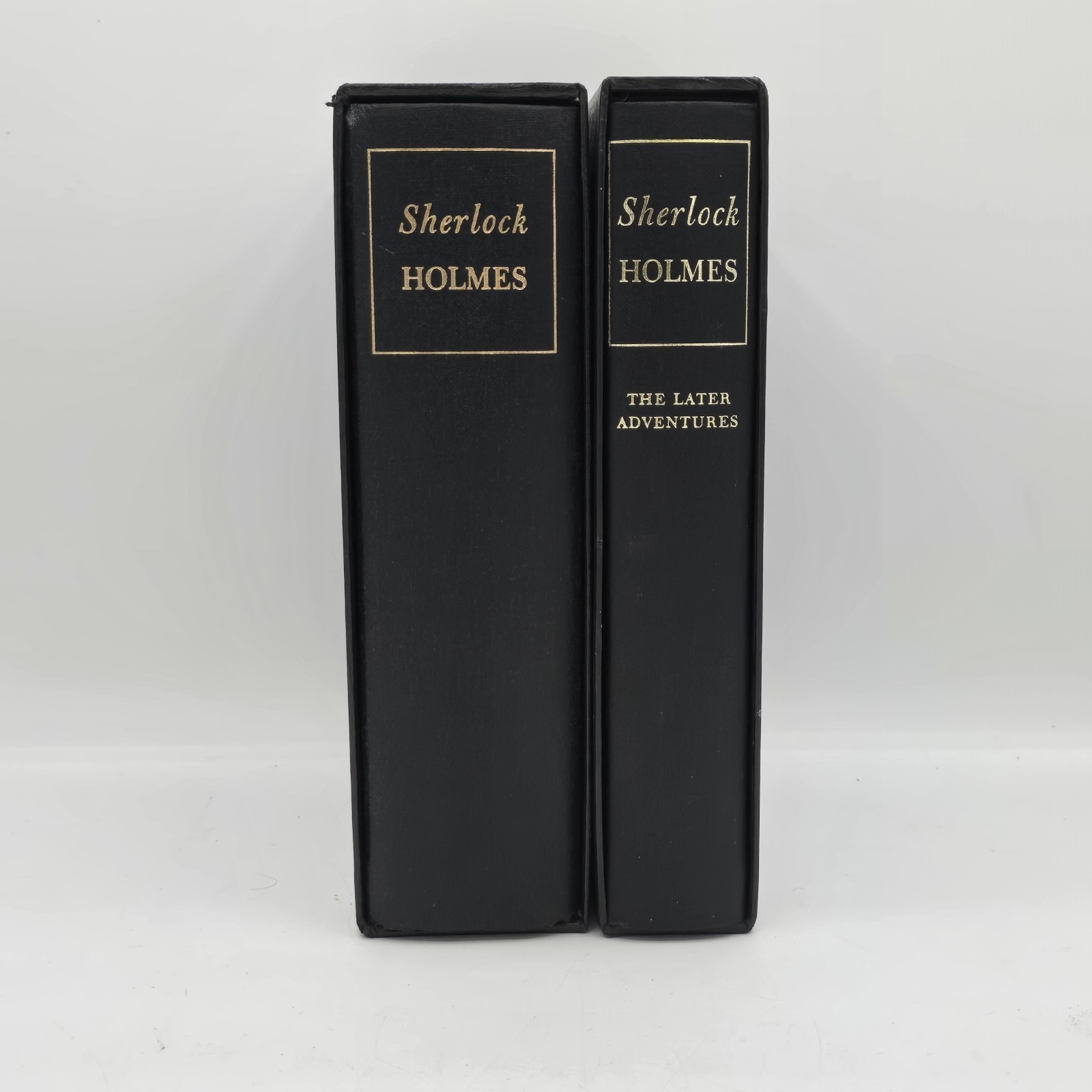 Sir Arthur Conan Doyle Sherlock Holmes 2 Vol Set The Heritage Press Slipcase