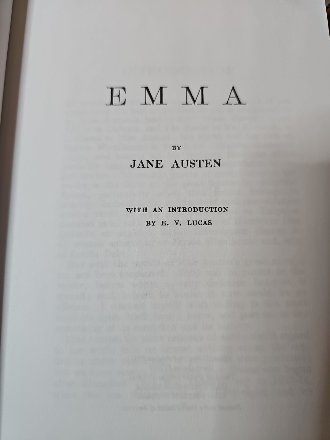 Emma By Jane Austen, Trident press international 2000 Beautiful Book