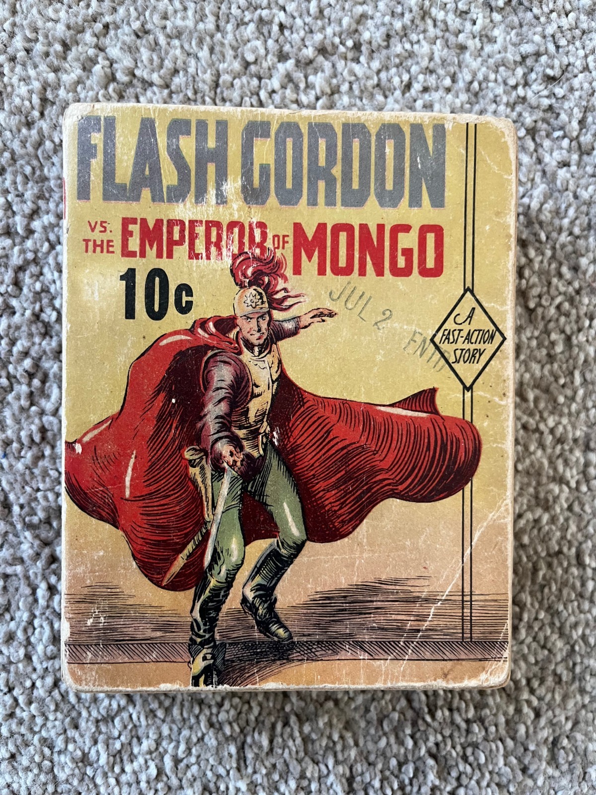 Flash Gordon VS The Emperor of Mongo Fast Action Big Little Book