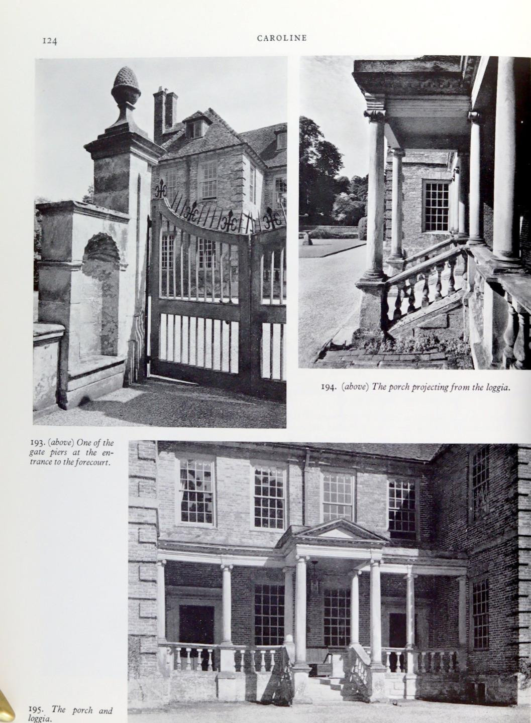 Oliver Hill & John Cornforth 1985 English Country Houses Caroline 1625-1685