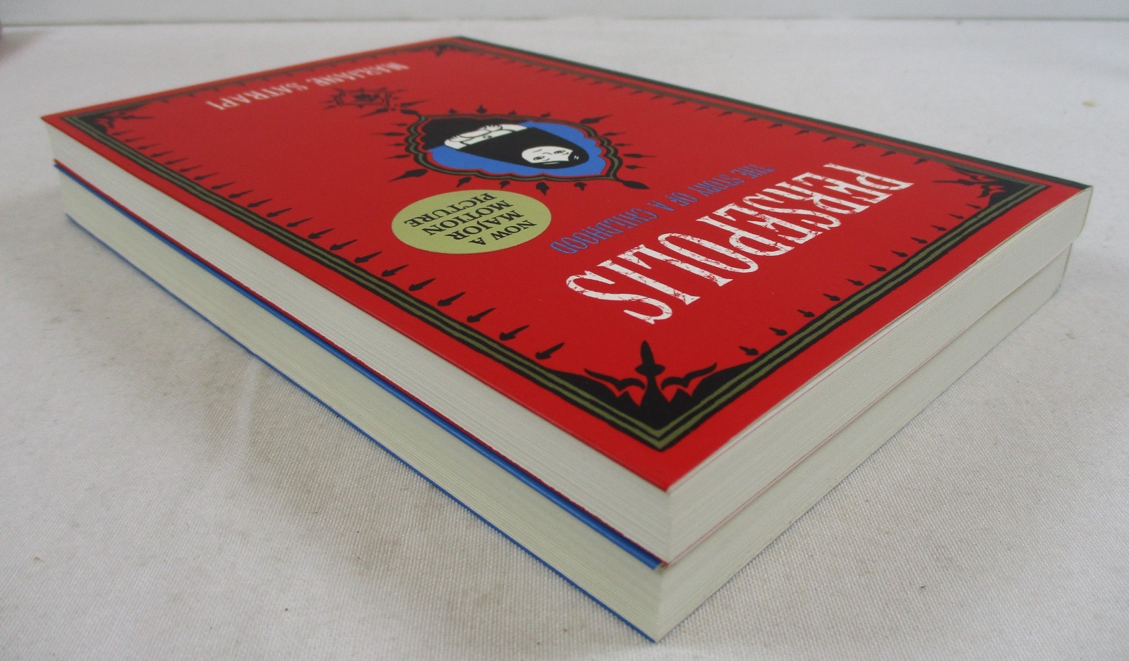 SIGNED by MARJANE SATRAPI „PERSEPOLIS 1 & 2“ 2-Volume Graphic Novel SC Slipcase
