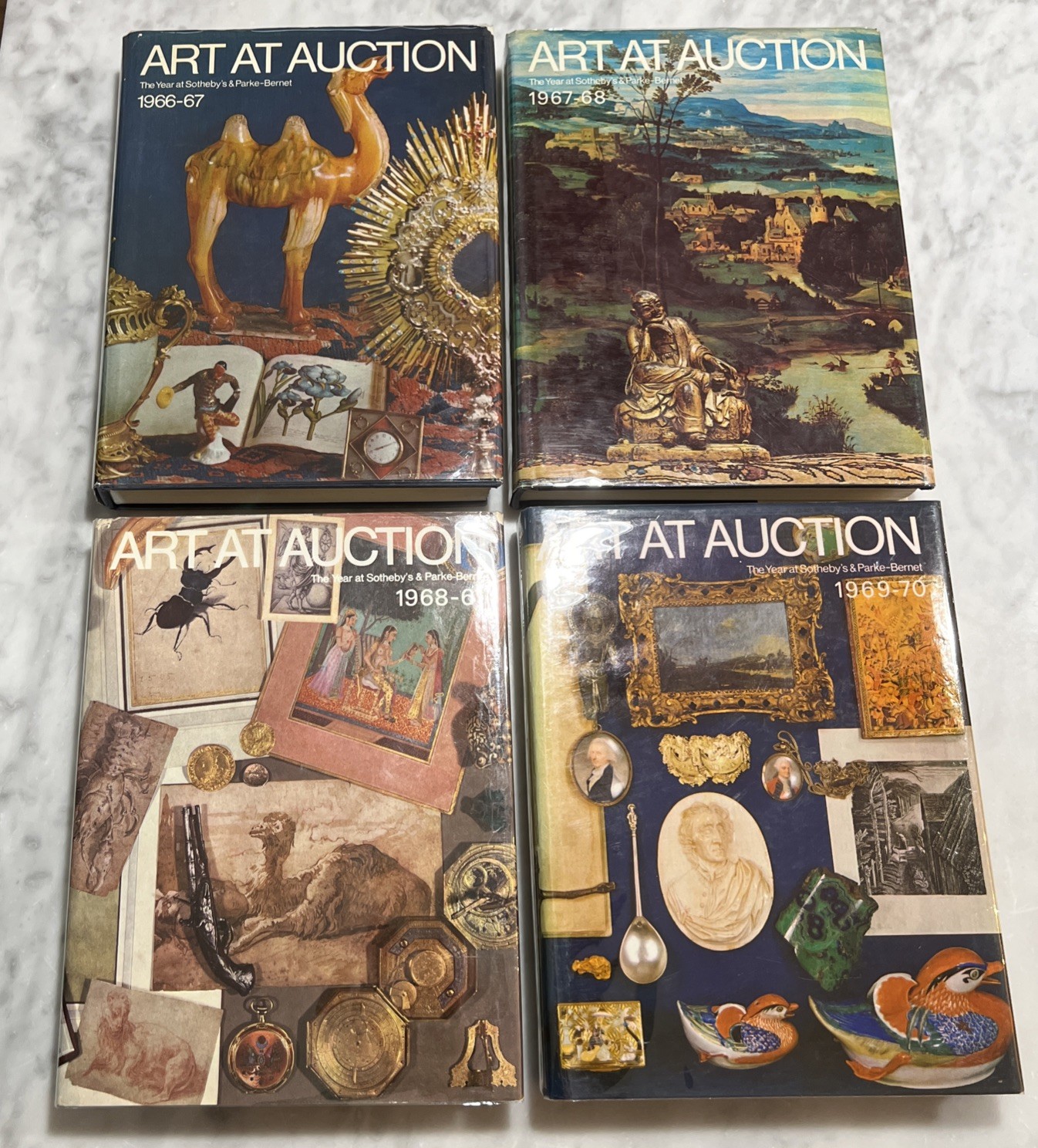 Art At Auction 1966-1970 The Year At Sotheby’s & Parke-Bernet Set 4 Hardbacks