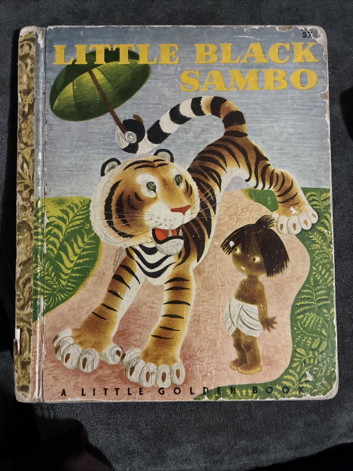 Little Black Sambo 1948 Little Golden Book First Edition! Bannerman & Tenggren