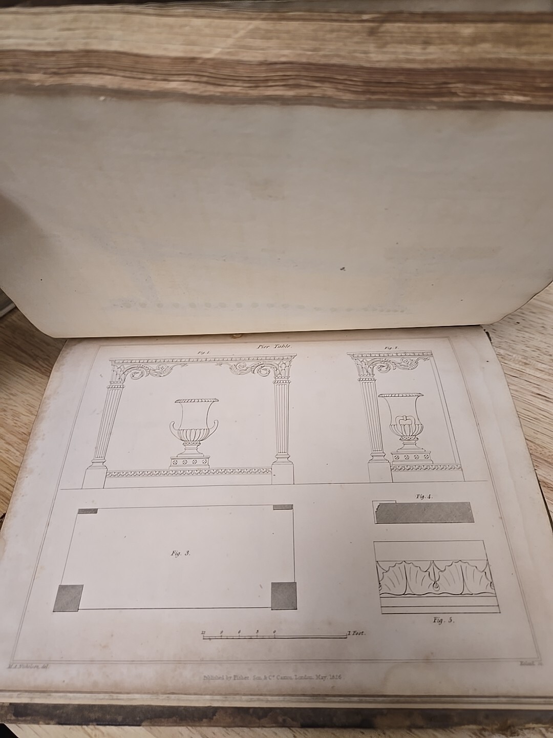 1826 Book: Practical Cabinet Maker Upholsterer & Complete Decorator Nicholson
