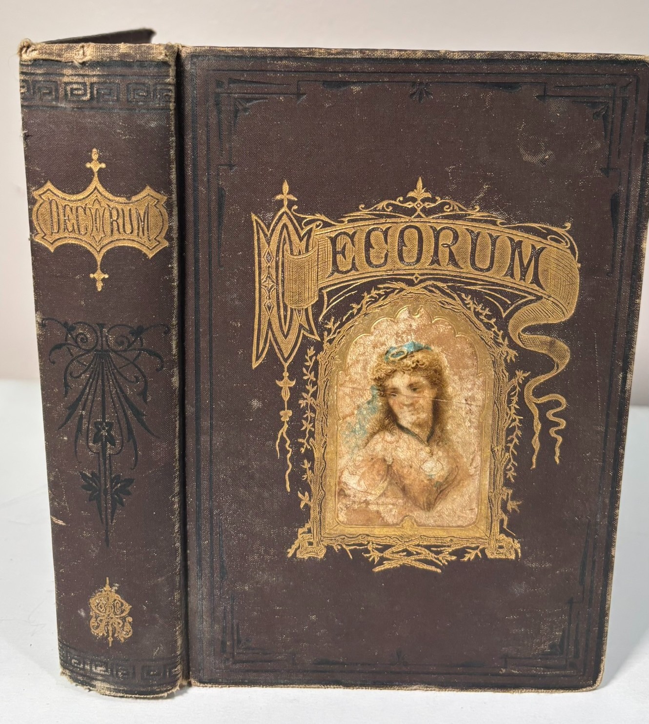 1879 Decorum Etiquette of American Society Illustrated Victorian Hardcover