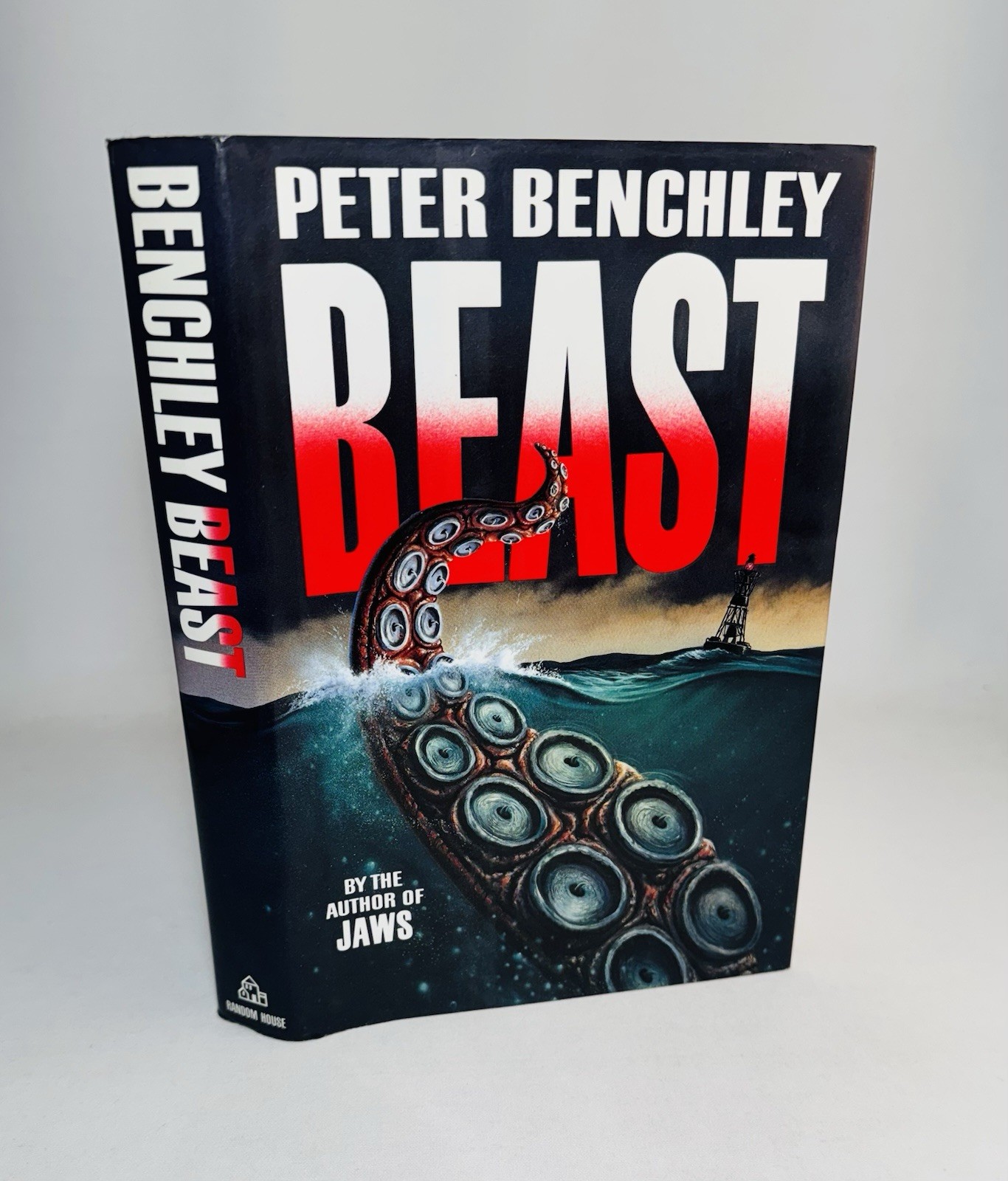 Beast-Peter Benchley-SIGNED-TRUE First Edition/1st Printing w/ Org DJ-JAWS-RARE!