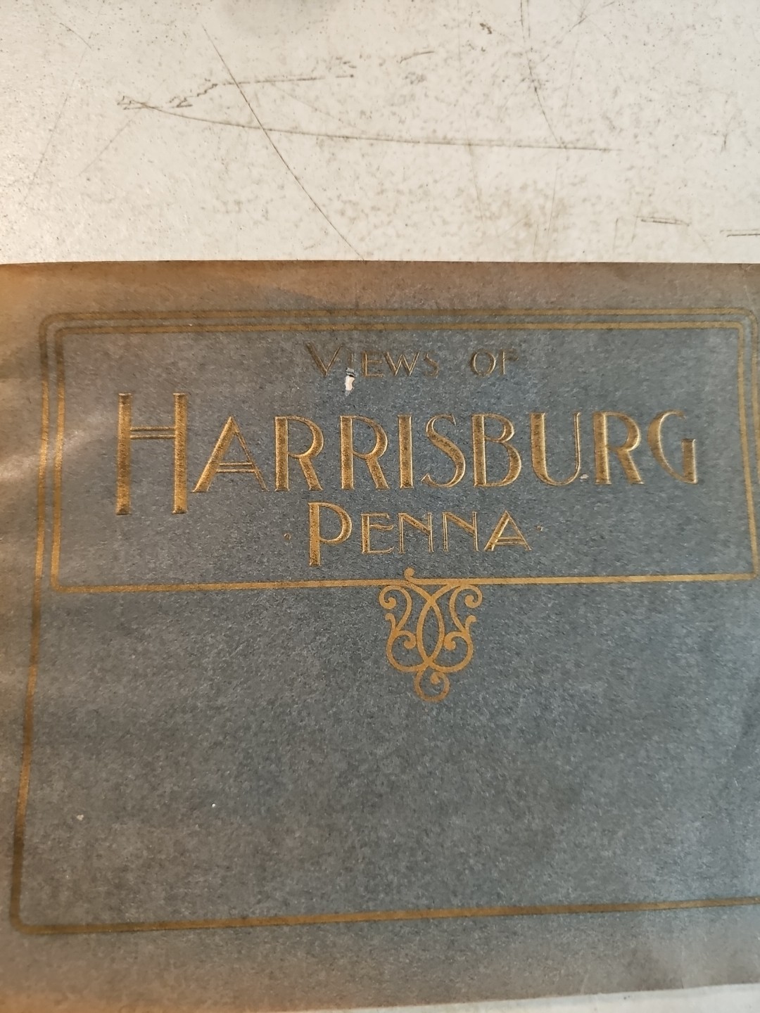 Antique 1904 Views Of Harrisburg Pennsylvania Paperback Book. Some Water Damage