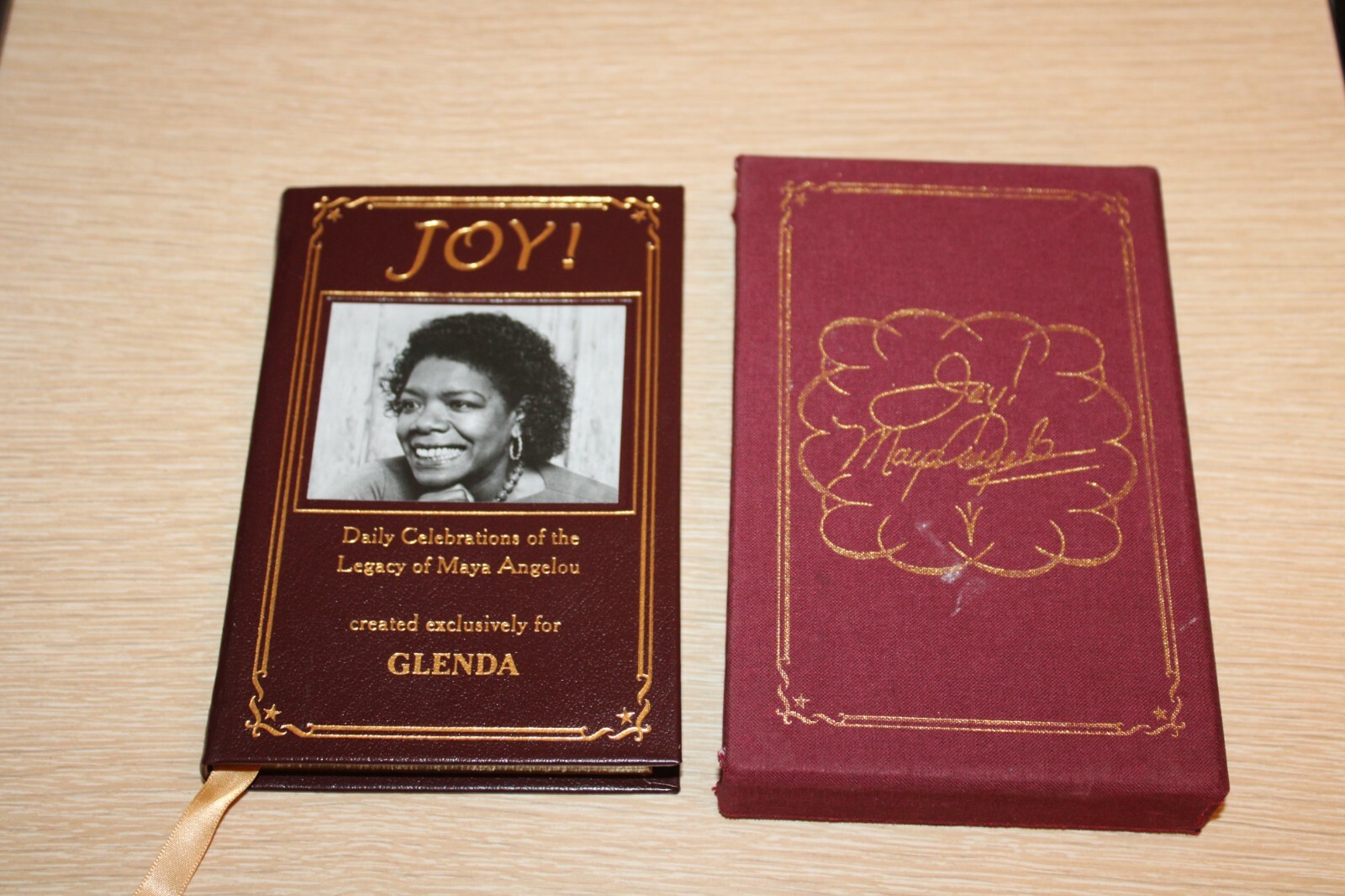 JOY! Daily Celebrations Of The Legacy Of Maya Angelou 2017 Leather Slip Case