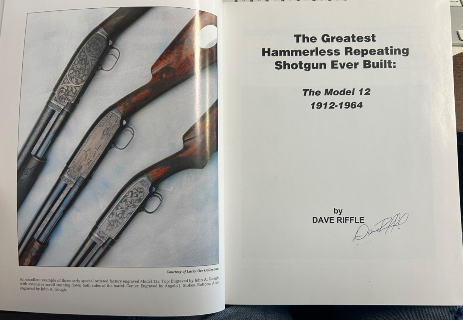 The Greatest Hammerless Repeating Shotgun Ever Built: Winchester Like New SIGNED