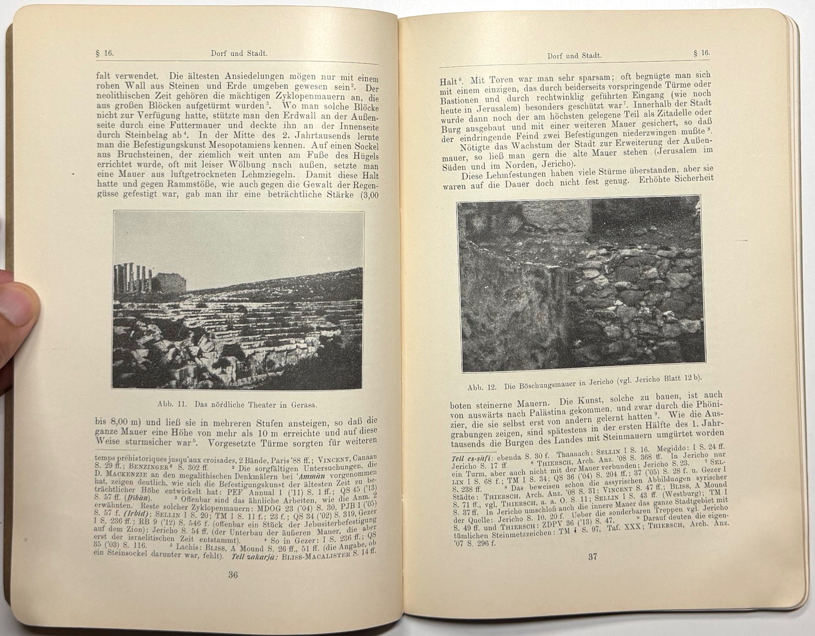 1913 PALESTINE ANTIQUITIES BIBLICAL ARCHAEOLOGY THOMSEN 42 ILLUSTRATIONS GERMAN
