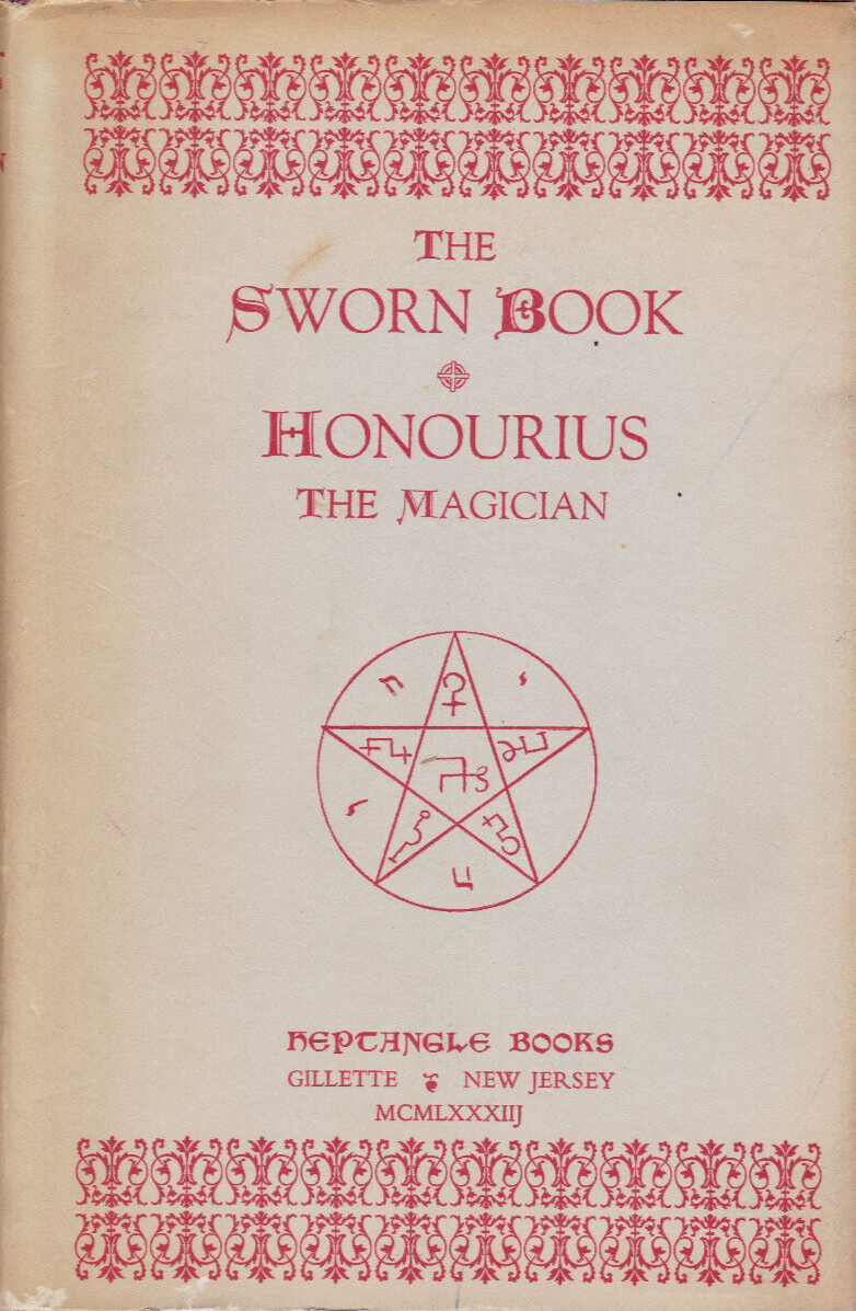The Sworn Book of Honourius The Magician Daniel J. Driscoll HC DJ 1977 OCCULT