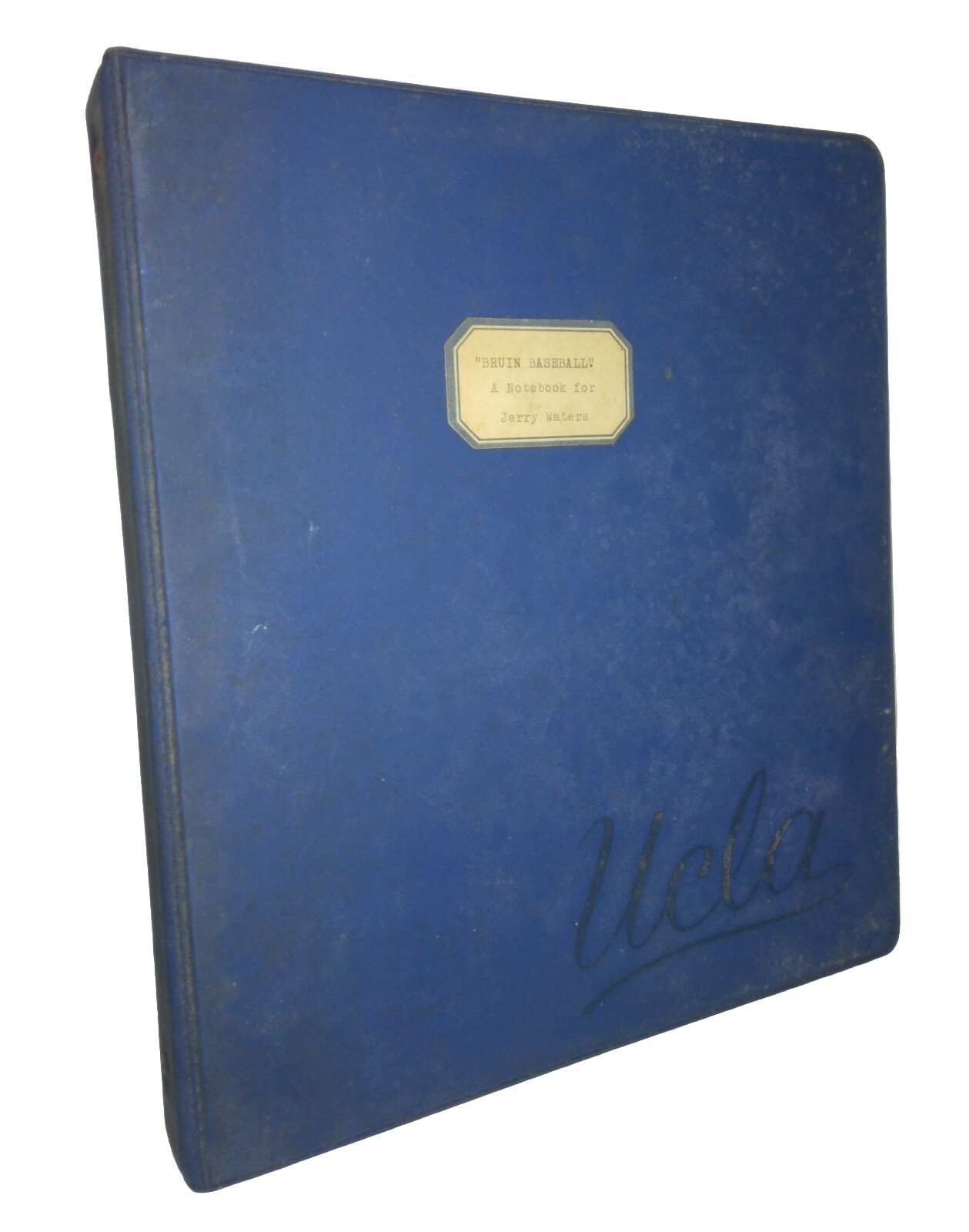 UCLA Bruin’s Baseball Notebook Pitching Catching Theory 3 Ring Binder