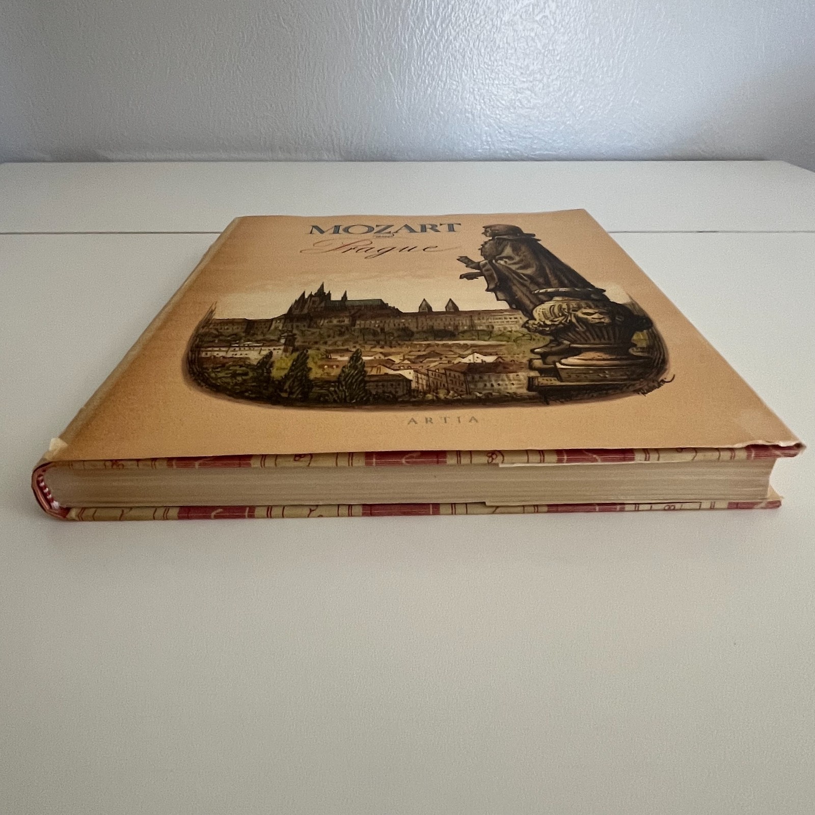 Vintage Hardcover w/Jacket & Box Mozart and Prague by Alexander Buchner Et al.