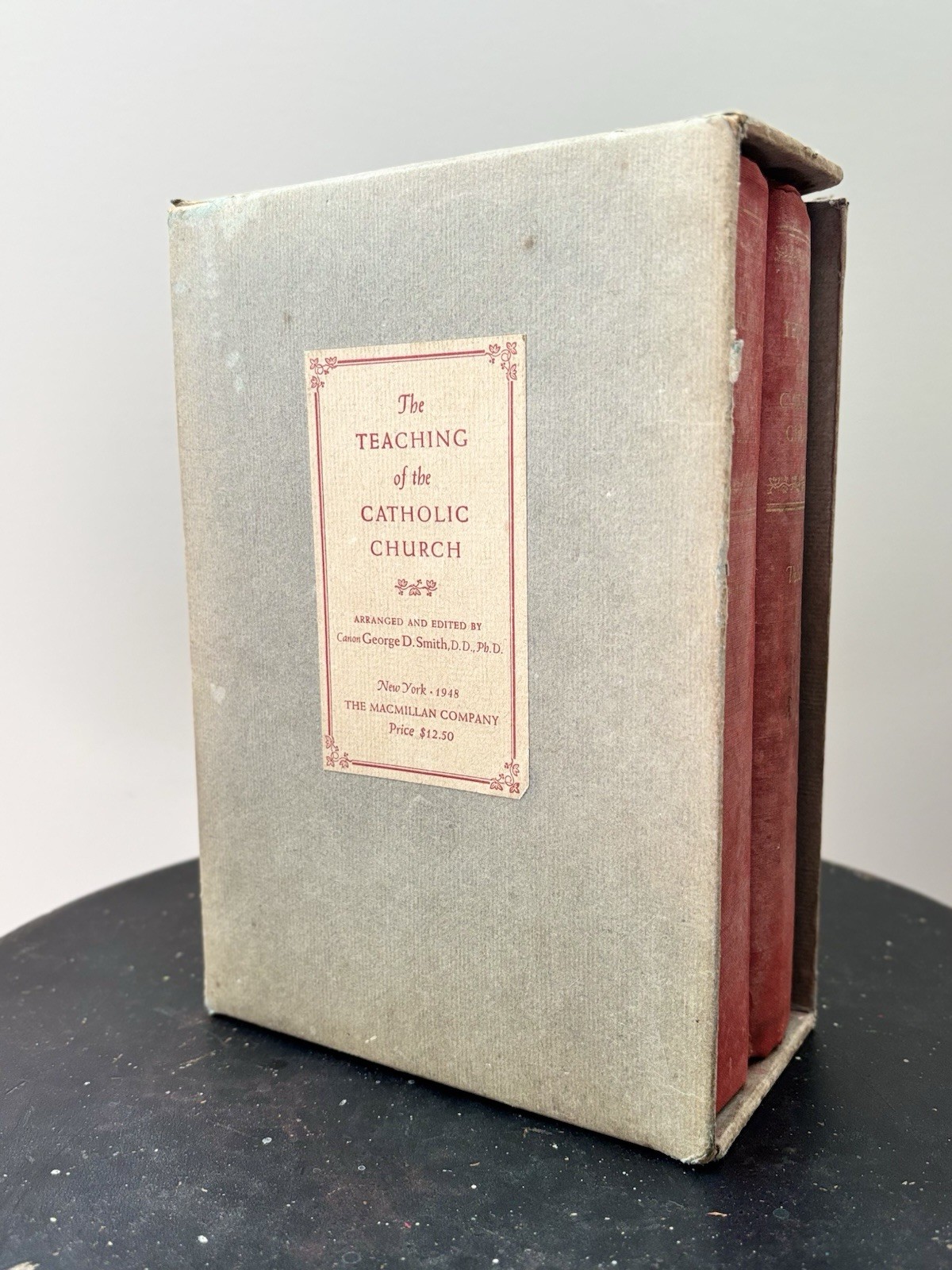 VTG 1949 The Teaching Of The Catholic Church George D Smith Volume I &II Box Set